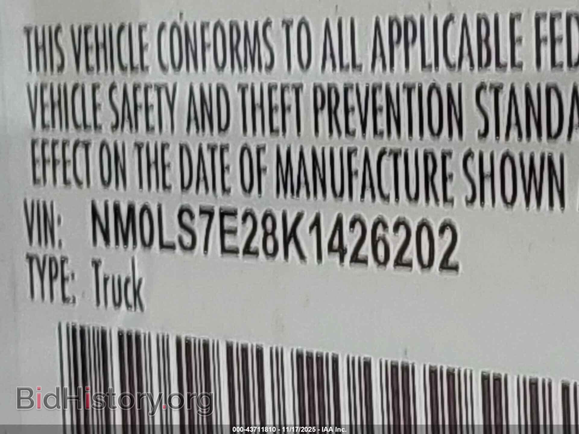 2019 FORD TRANSIT CONNECT - VIN: NM0LS7E28K1426202 - Фото 9
