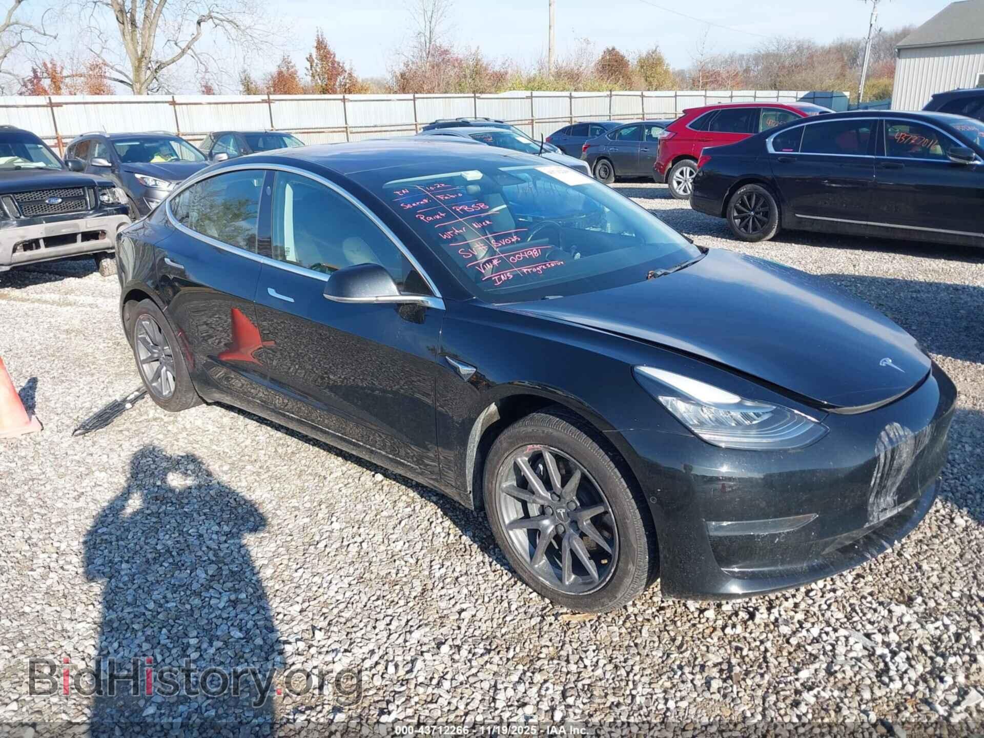 Photo 5YJ3E1EA2JF004981 - TESLA MODEL 3 2018