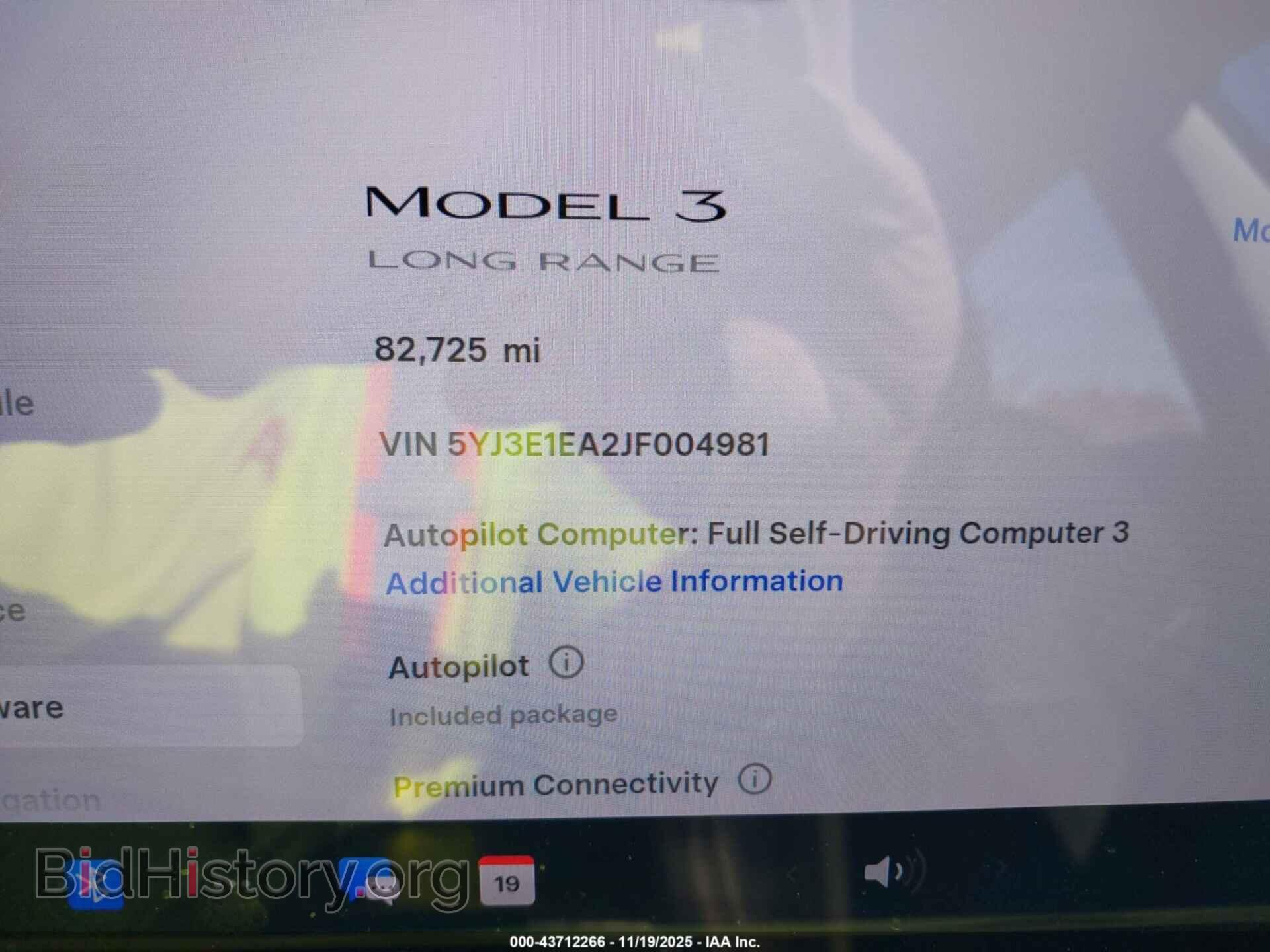 2018 TESLA MODEL 3 - VIN: 5YJ3E1EA2JF004981 - Photo 7