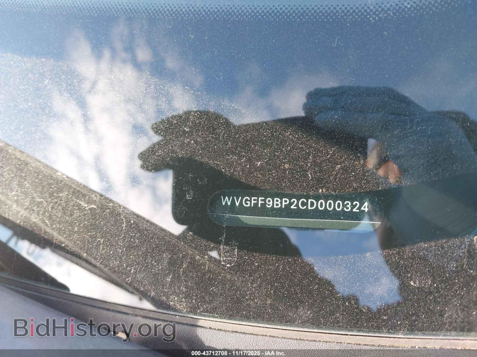 2012 VOLKSWAGEN TOUAREG - VIN: WVGFF9BP2CD000324 - Фото 9