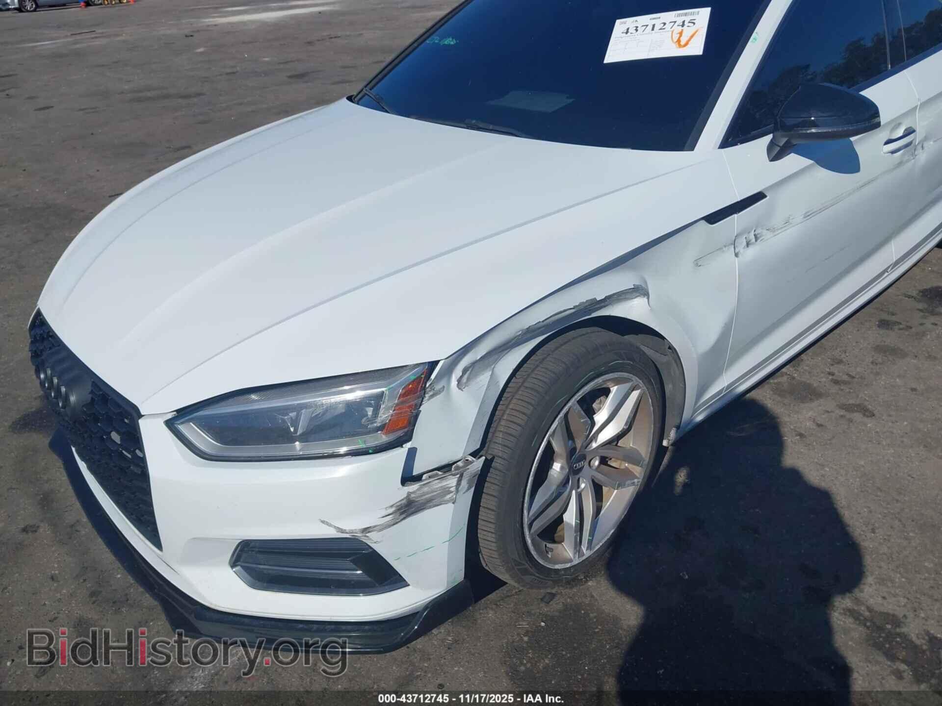 2019 AUDI A5 - VIN: WAUANCF55KA062997 - Фото 6