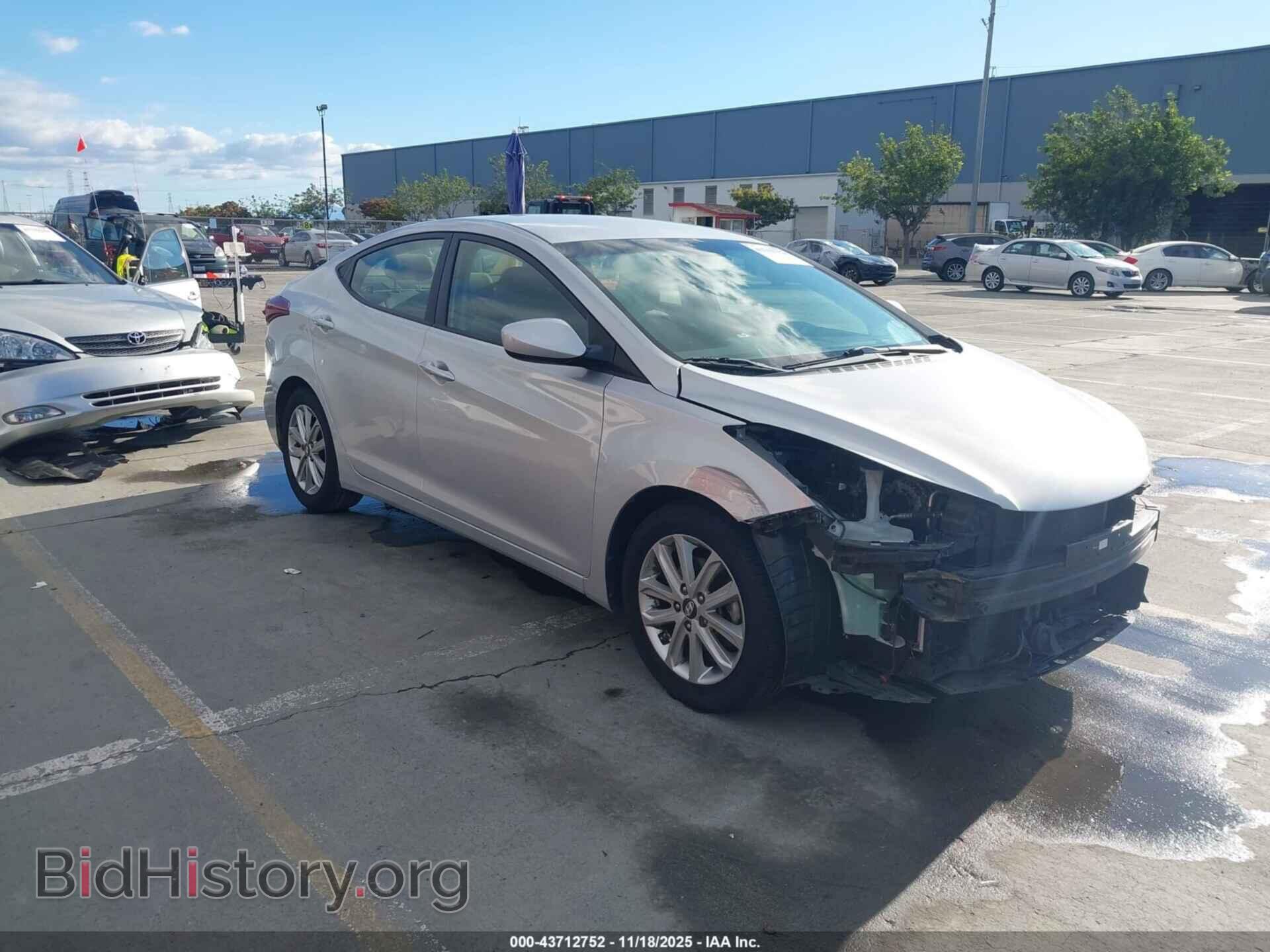 Photo KMHDH4AE6FU439437 - HYUNDAI ELANTRA 2015