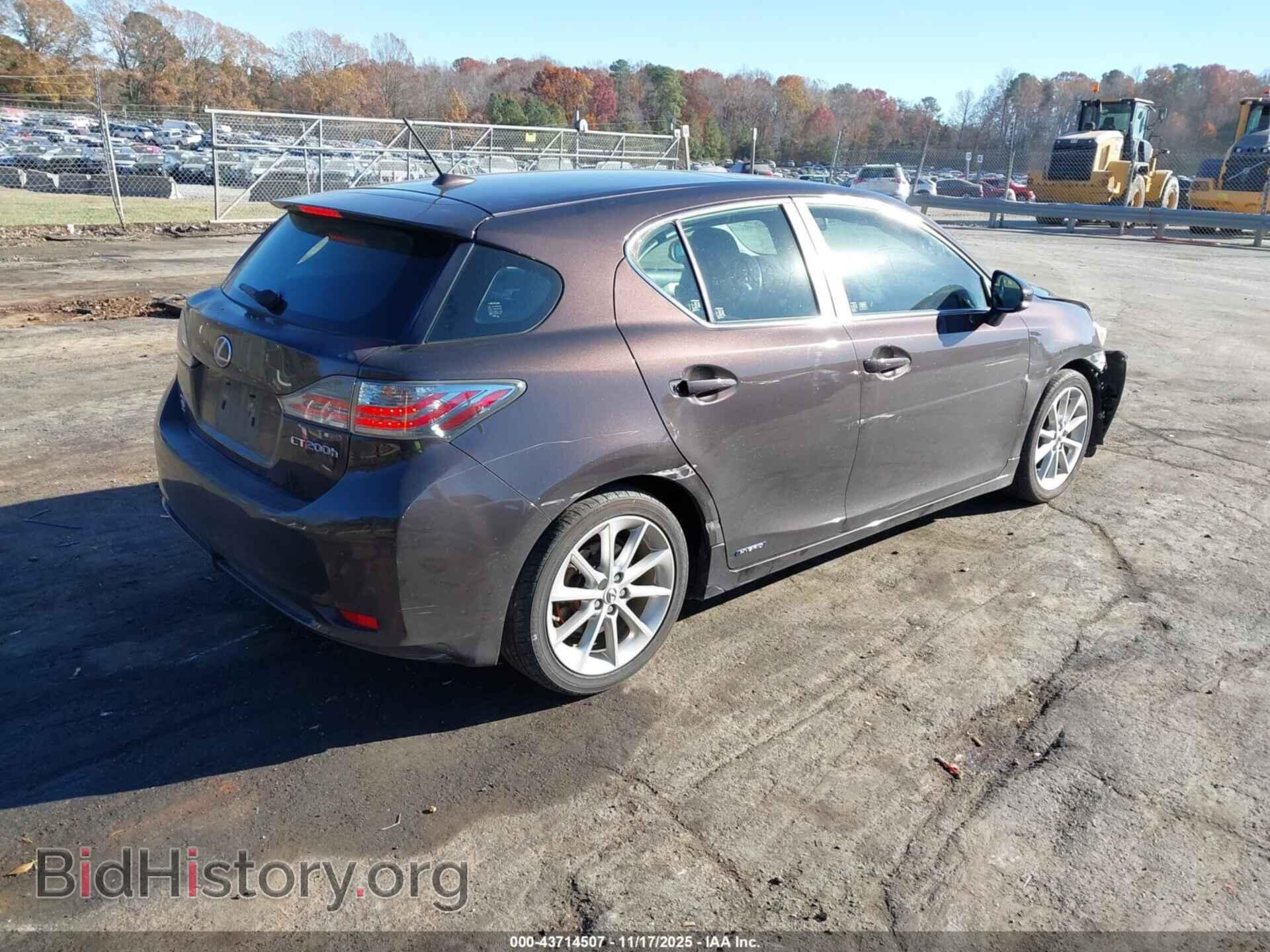 2011 LEXUS CT 200H - VIN: JTHKD5BH3B2002294 - Photo 4