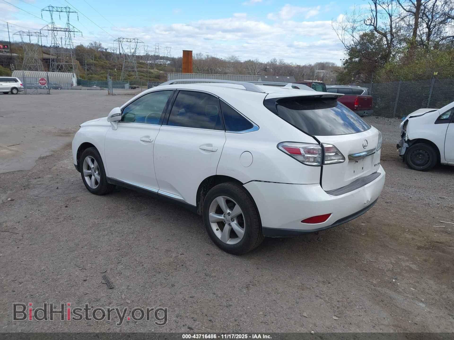 2011 LEXUS RX 350 - VIN: 2T2BK1BAXBC082578 - Фото 3