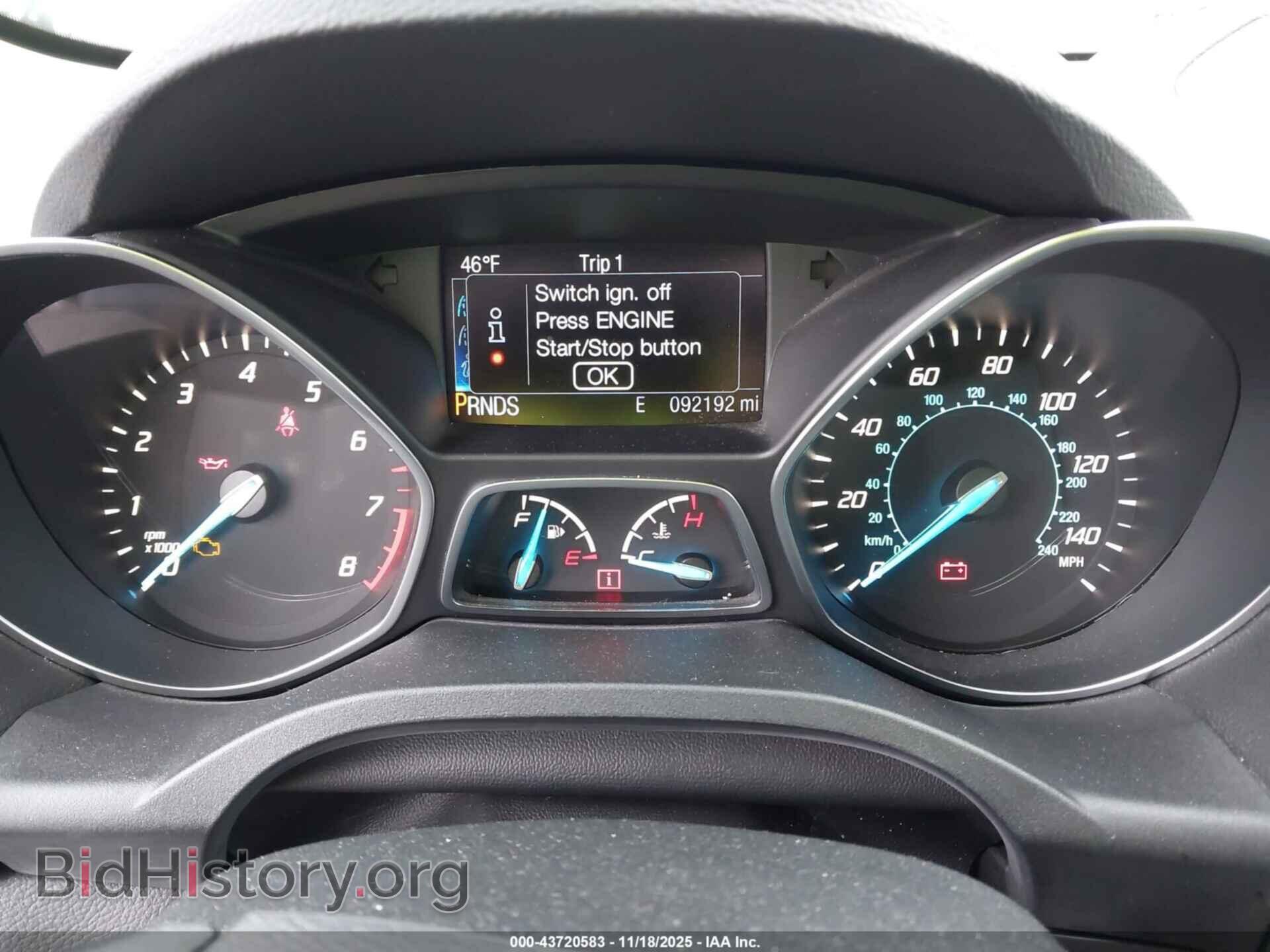 2014 FORD ESCAPE - VIN: 1FMCU9JX4EUE08319 - Фото 7