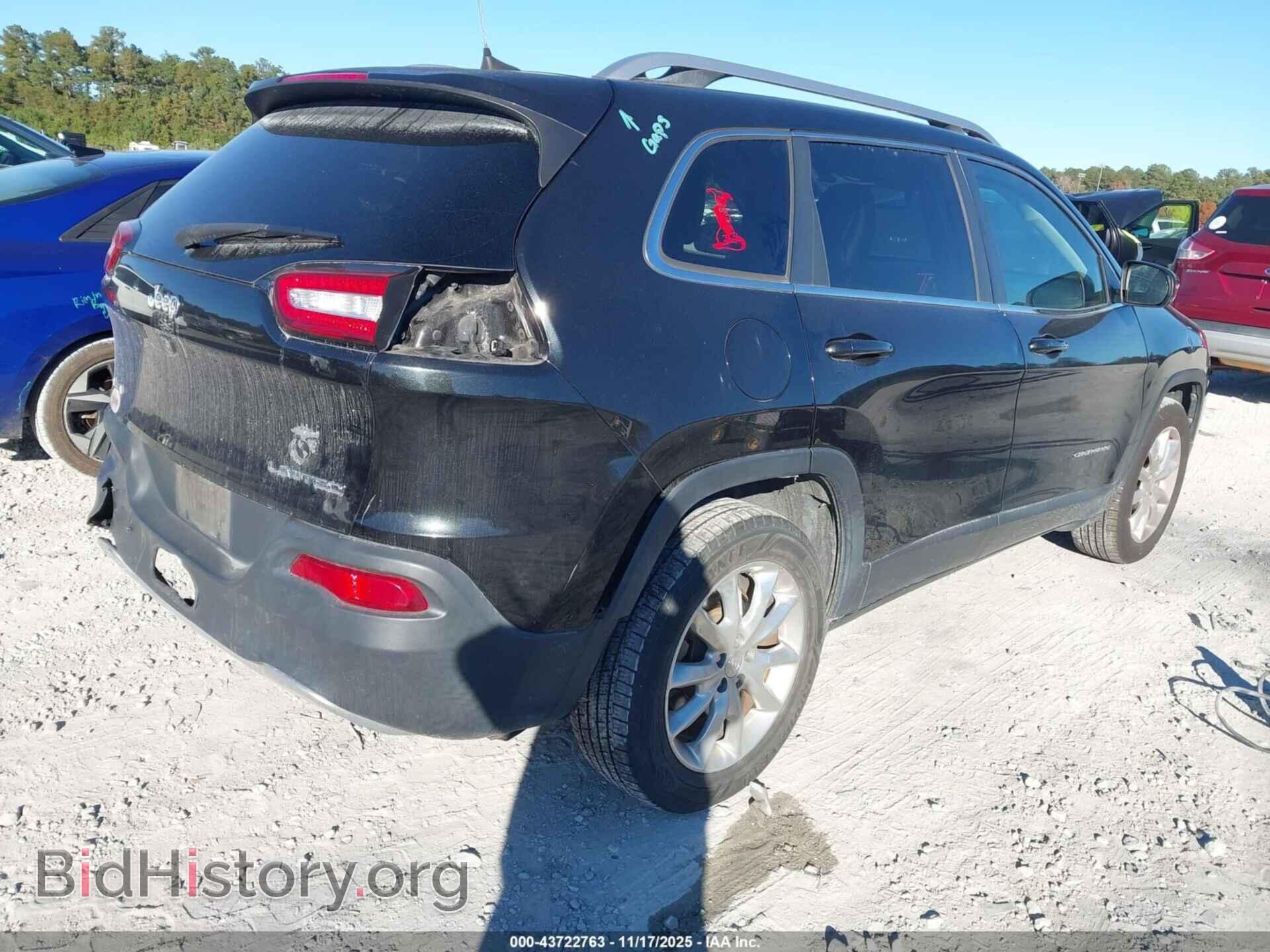2016 JEEP CHEROKEE - VIN: 1C4PJMDB5GW110631 - Фото 4
