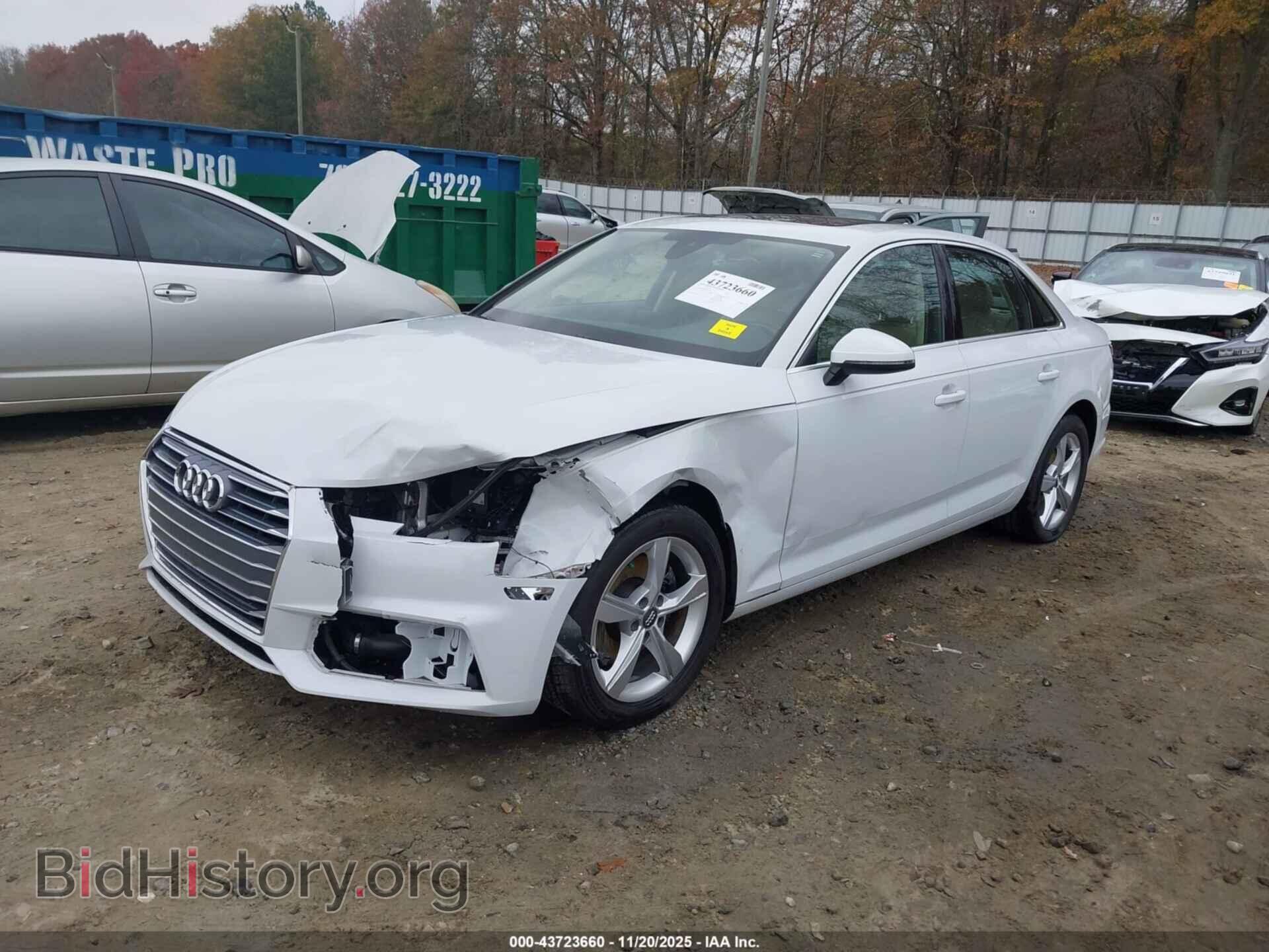 2019 AUDI A4 - VIN: WAUGMAF43KA021941 - Фото 2