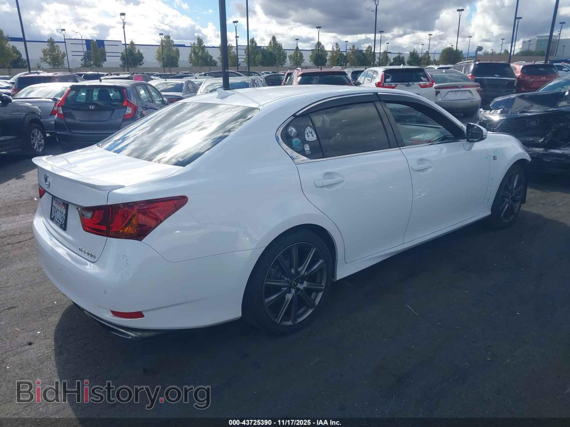 2014 LEXUS GS 350 - VIN: JTHBE1BL9E5033580 - Фото 4