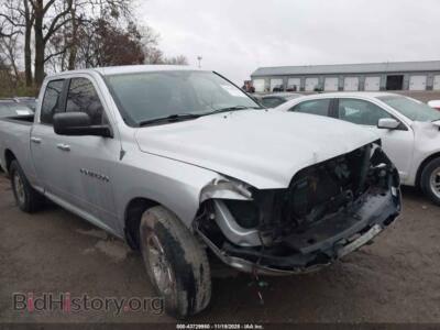 2012 RAM 1500 SLT, серебристый — VIN 1C6RD6GP7CS233228, IAAI