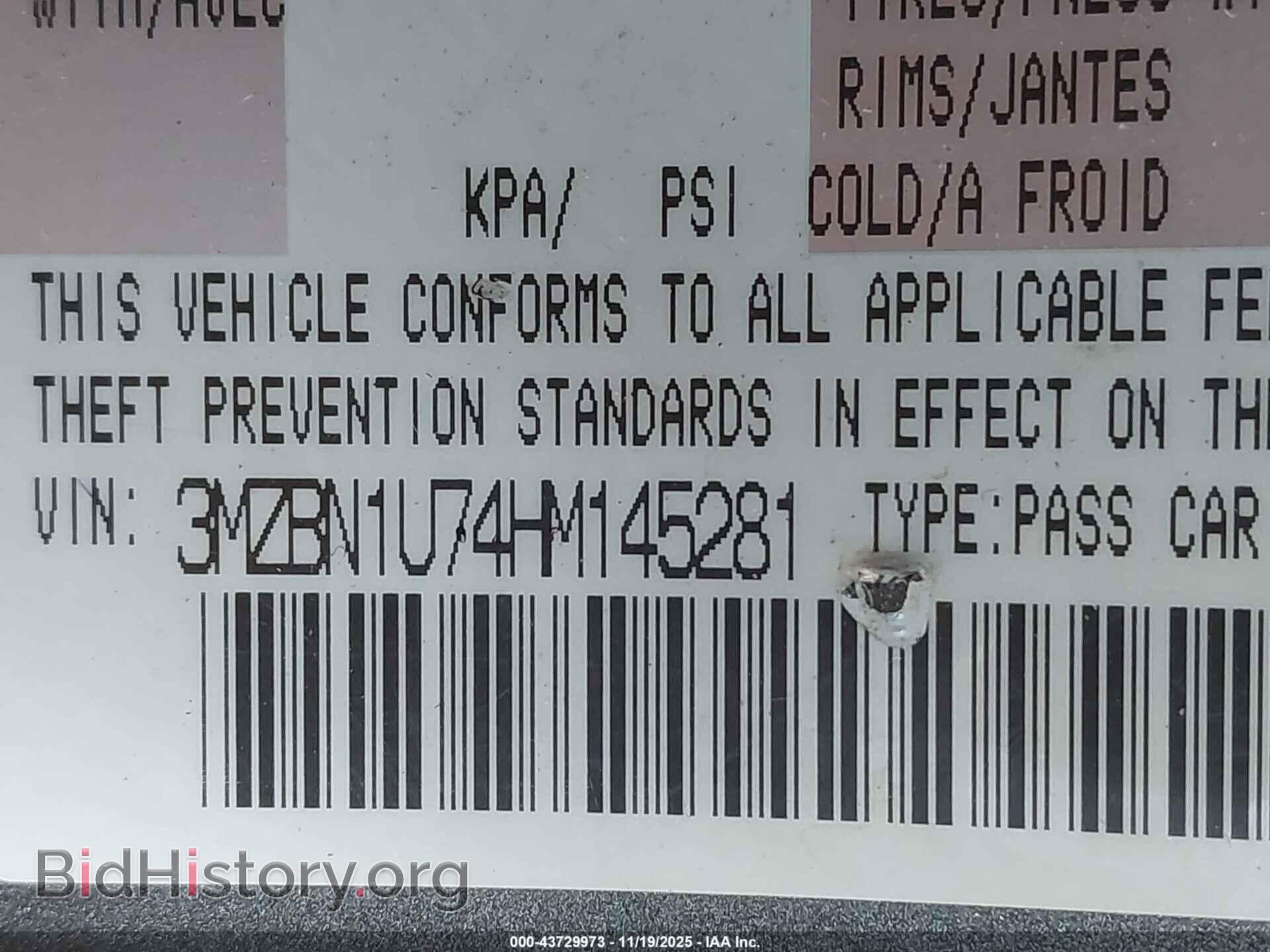 2017 MAZDA MAZDA3 - VIN: 3MZBN1U74HM145281 - Фото 9