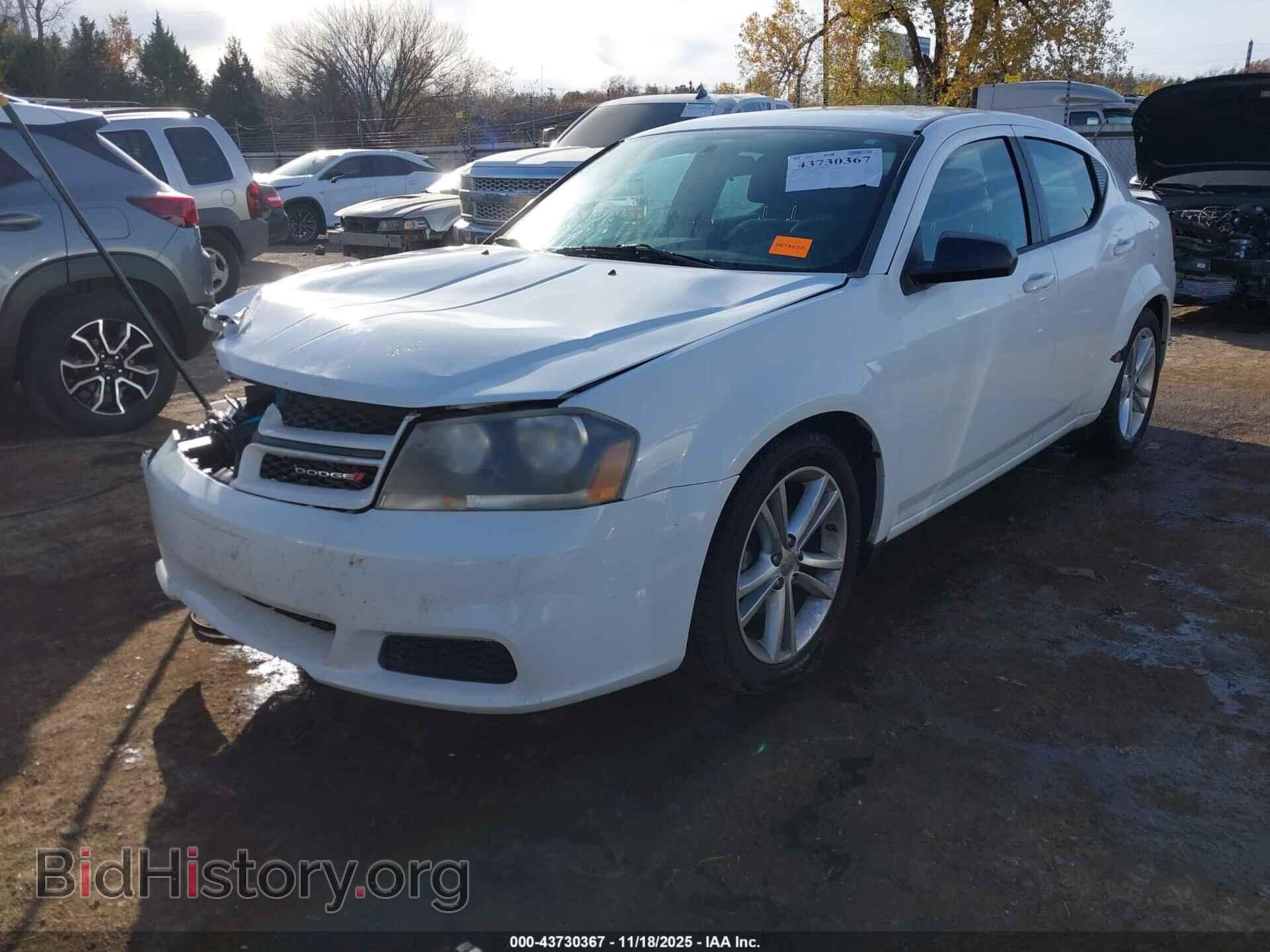 2014 DODGE AVENGER - VIN: 1C3CDZAB6EN167404 - Фото 2