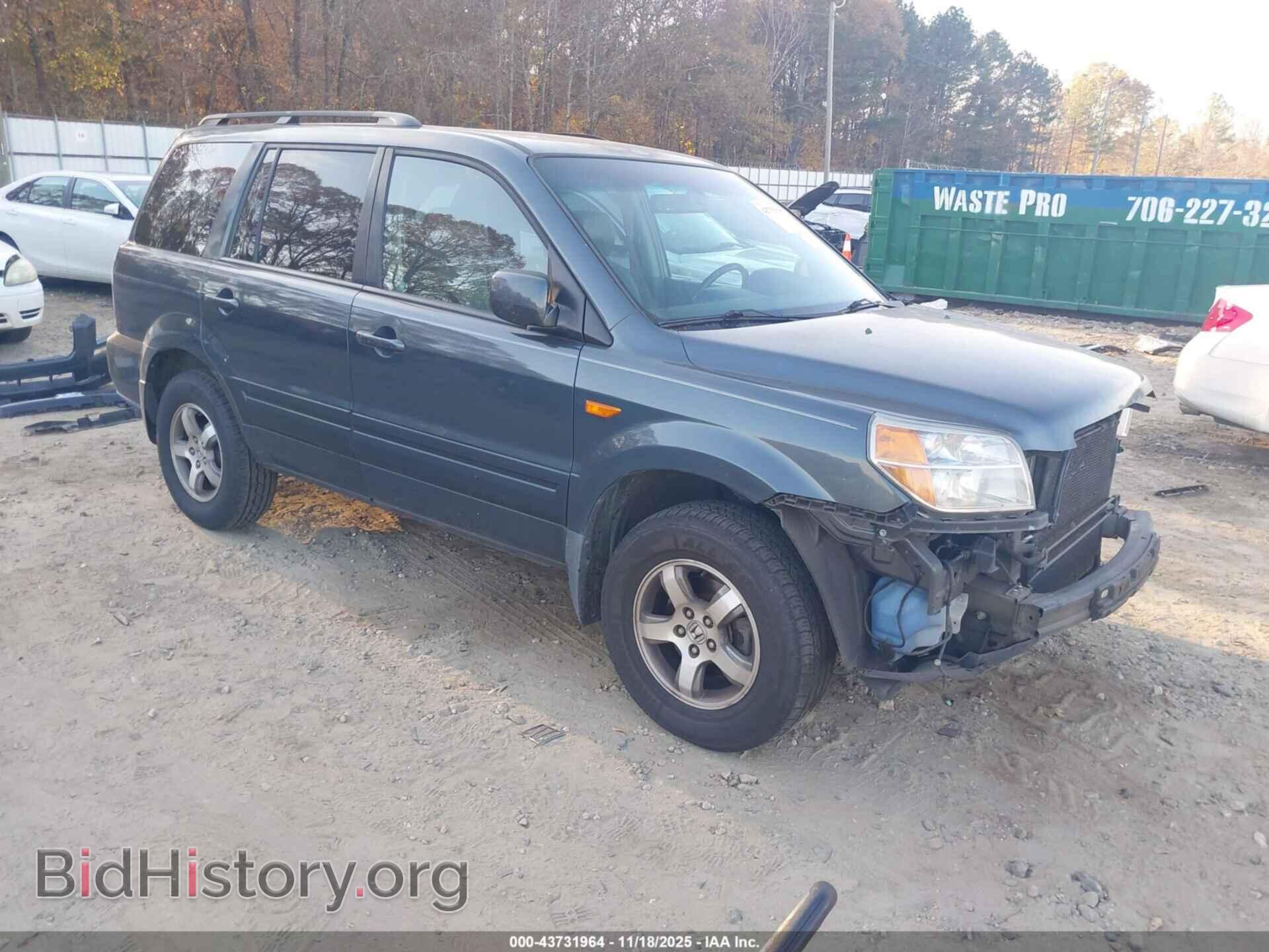 Photo 5FNYF28536B045781 - HONDA PILOT 2006