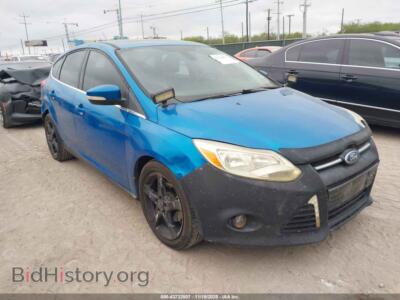 2012 Ford FOCUS Titanium, blue — VIN 1FAHP3N25CL278573, IAAI