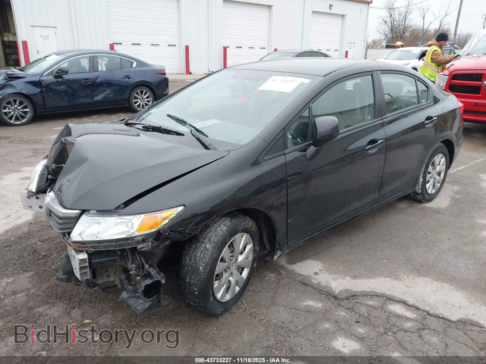 2012 HONDA CIVIC - VIN: 19XFB2F55CE004527 - Фото 2