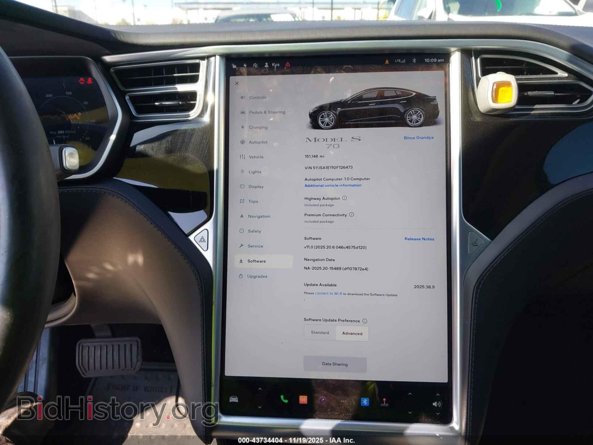 2016 TESLA MODEL S - VIN: 5YJSA1E11GF126473 - Фото 19
