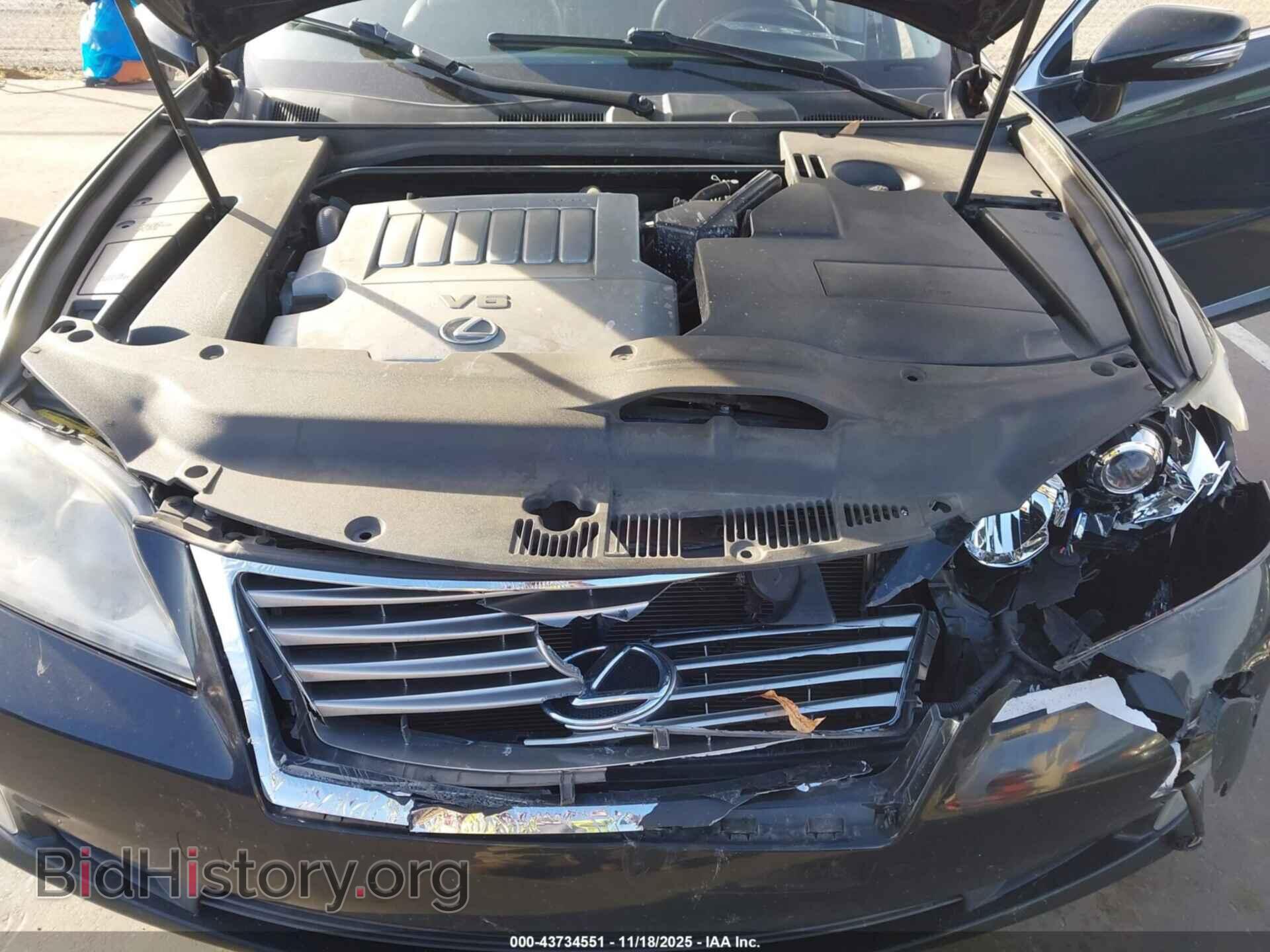 2012 LEXUS ES 350 - VIN: JTHBK1EG5C2500533 - Фото 10
