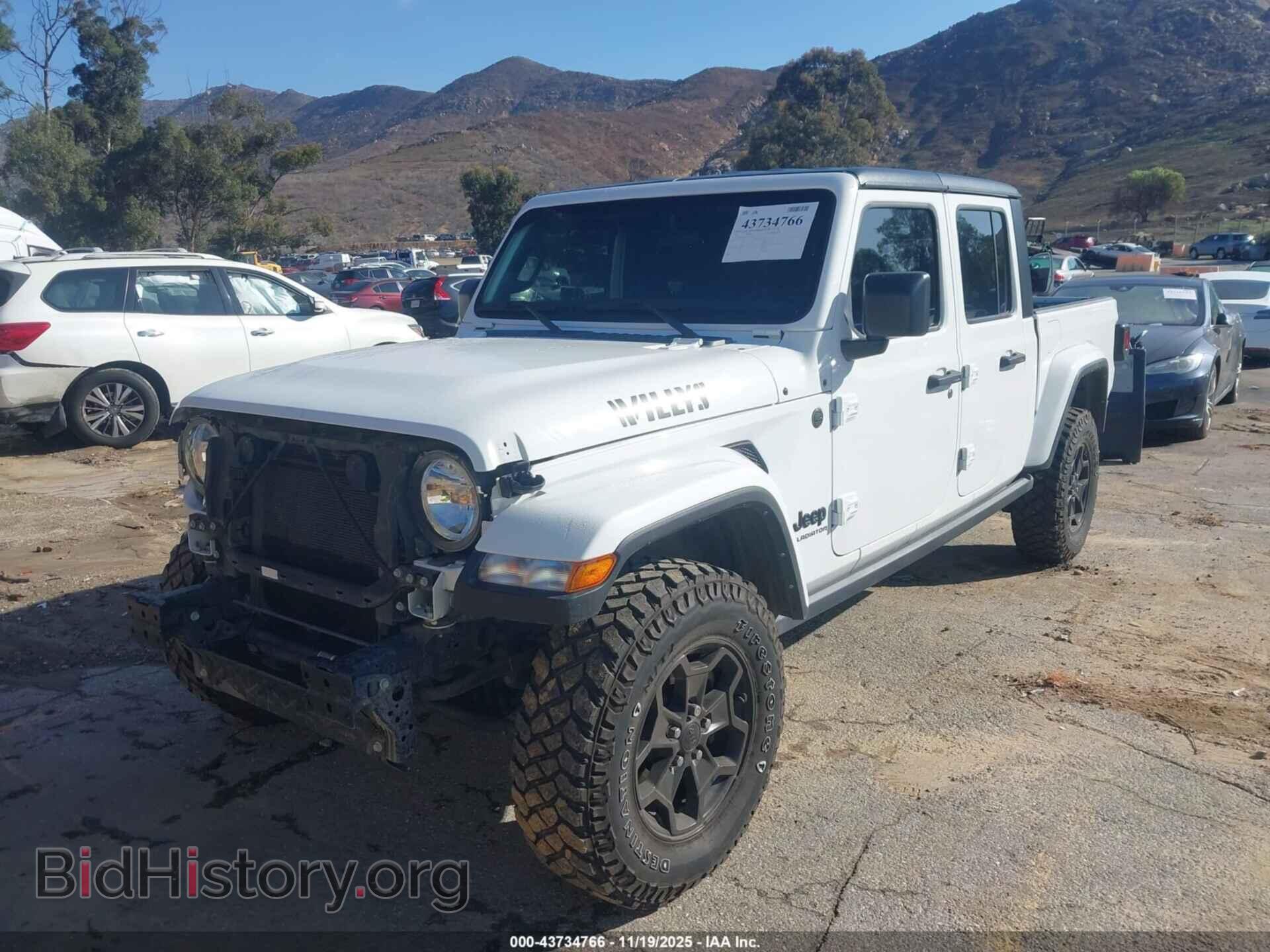 2022 JEEP GLADIATOR - VIN: 1C6HJTAG1NL139886 - Фото 2