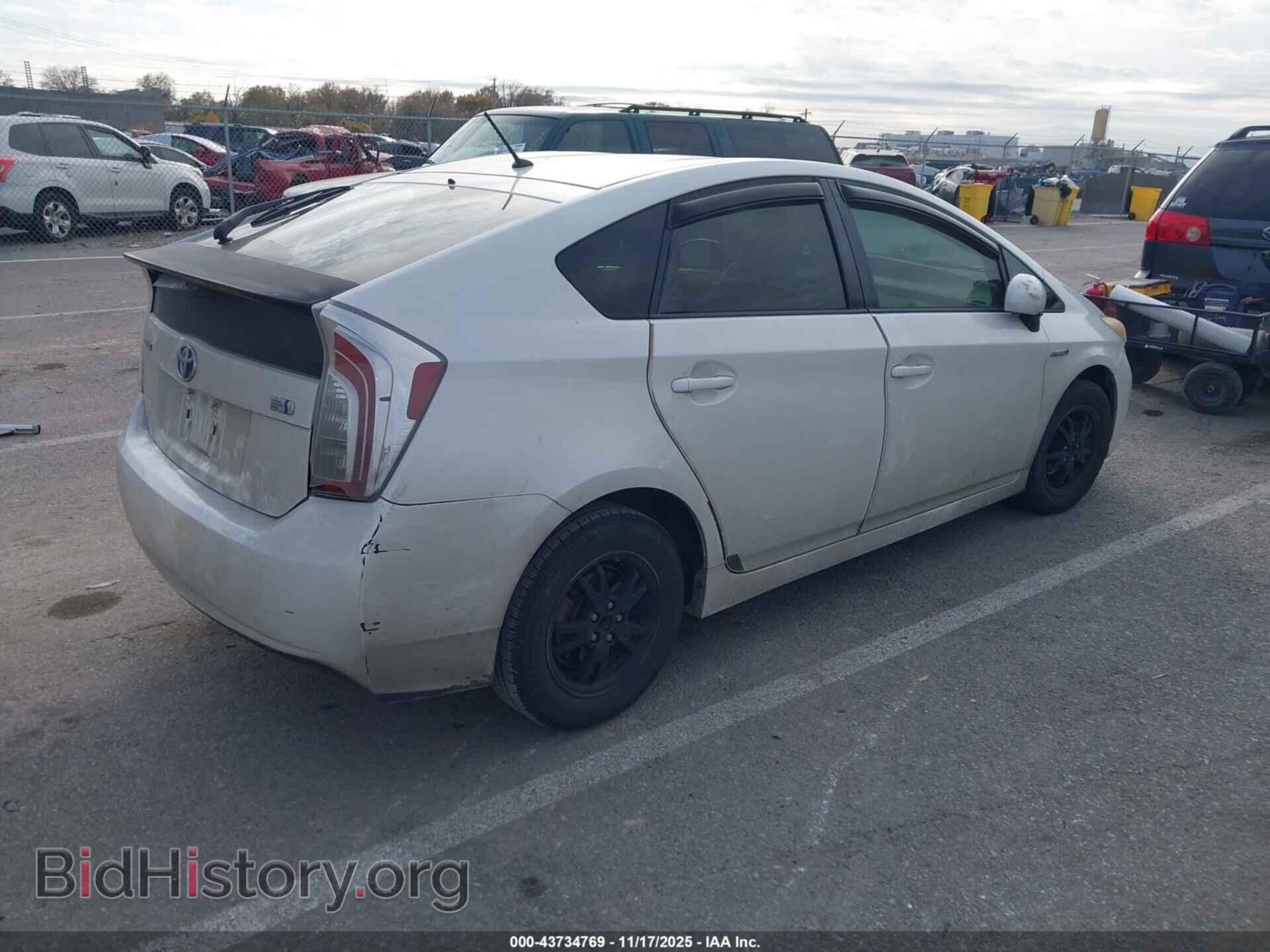 2012 TOYOTA PRIUS - VIN: JTDKN3DU8C1487777 - Фото 4