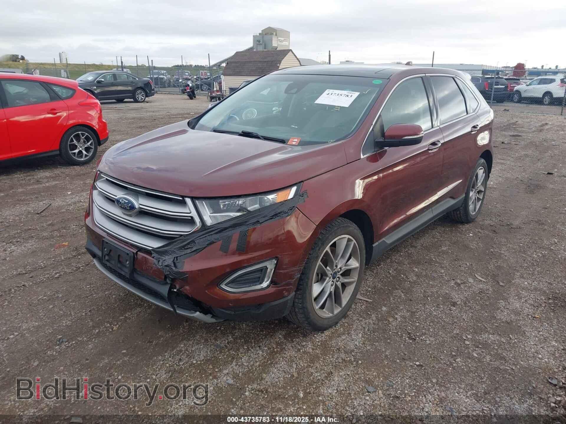2015 FORD EDGE - VIN: 2FMPK3K86FBB00524 - Фото 2