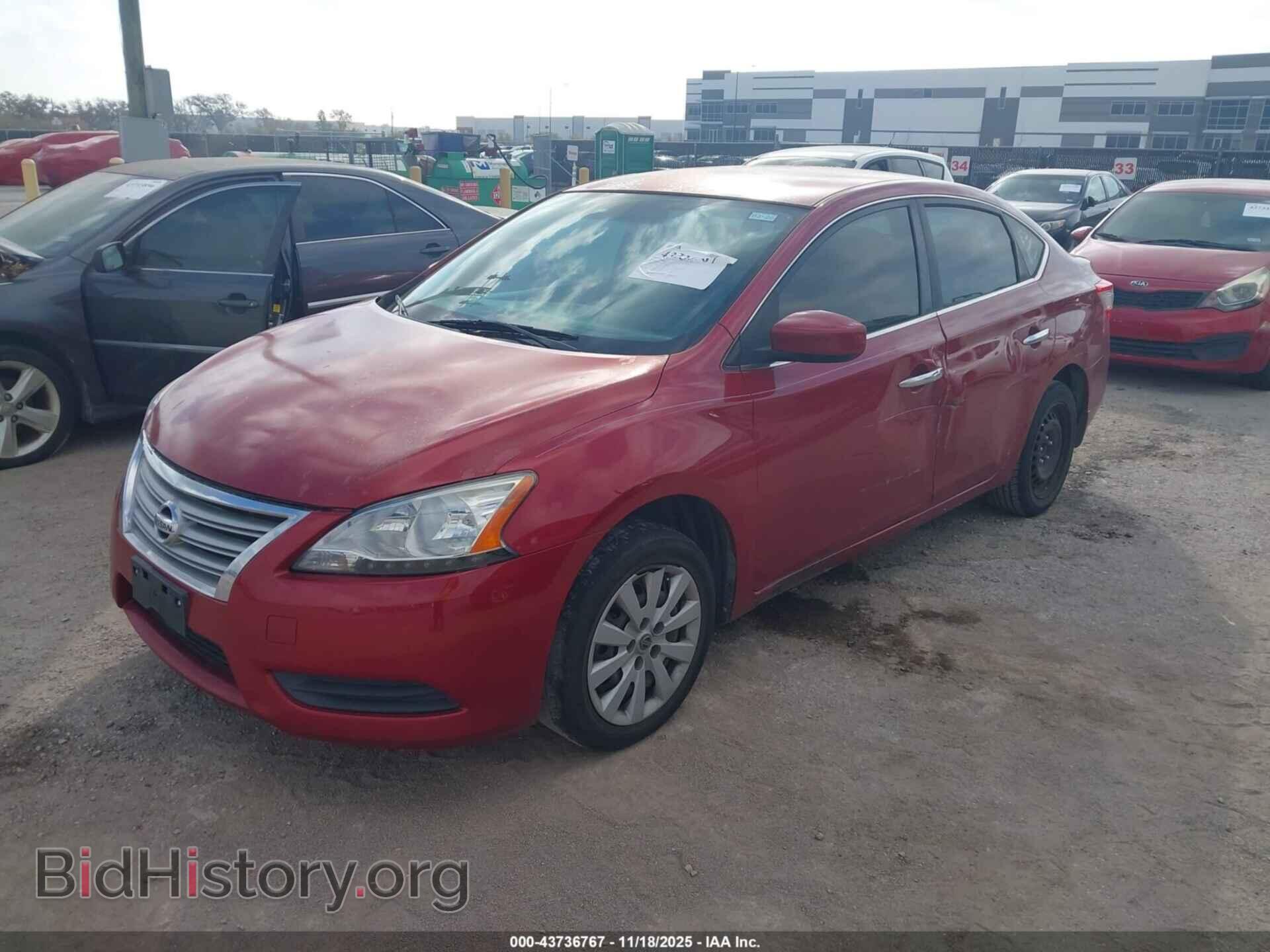 2014 NISSAN SENTRA - VIN: 3N1AB7AP4EY328024 - Фото 2