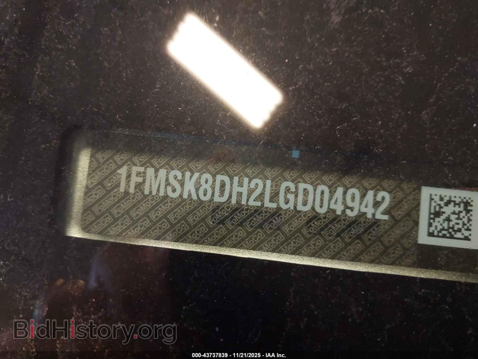 2020 FORD EXPLORER - VIN: 1FMSK8DH2LGD04942 - Фото 9