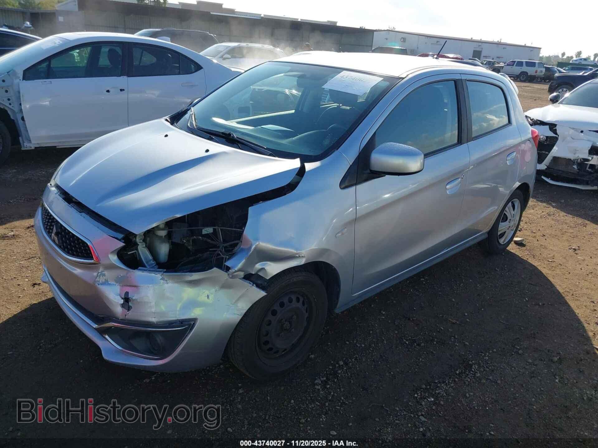 2019 MITSUBISHI MIRAGE - VIN: ML32A3HJ3KH001915 - Фото 2