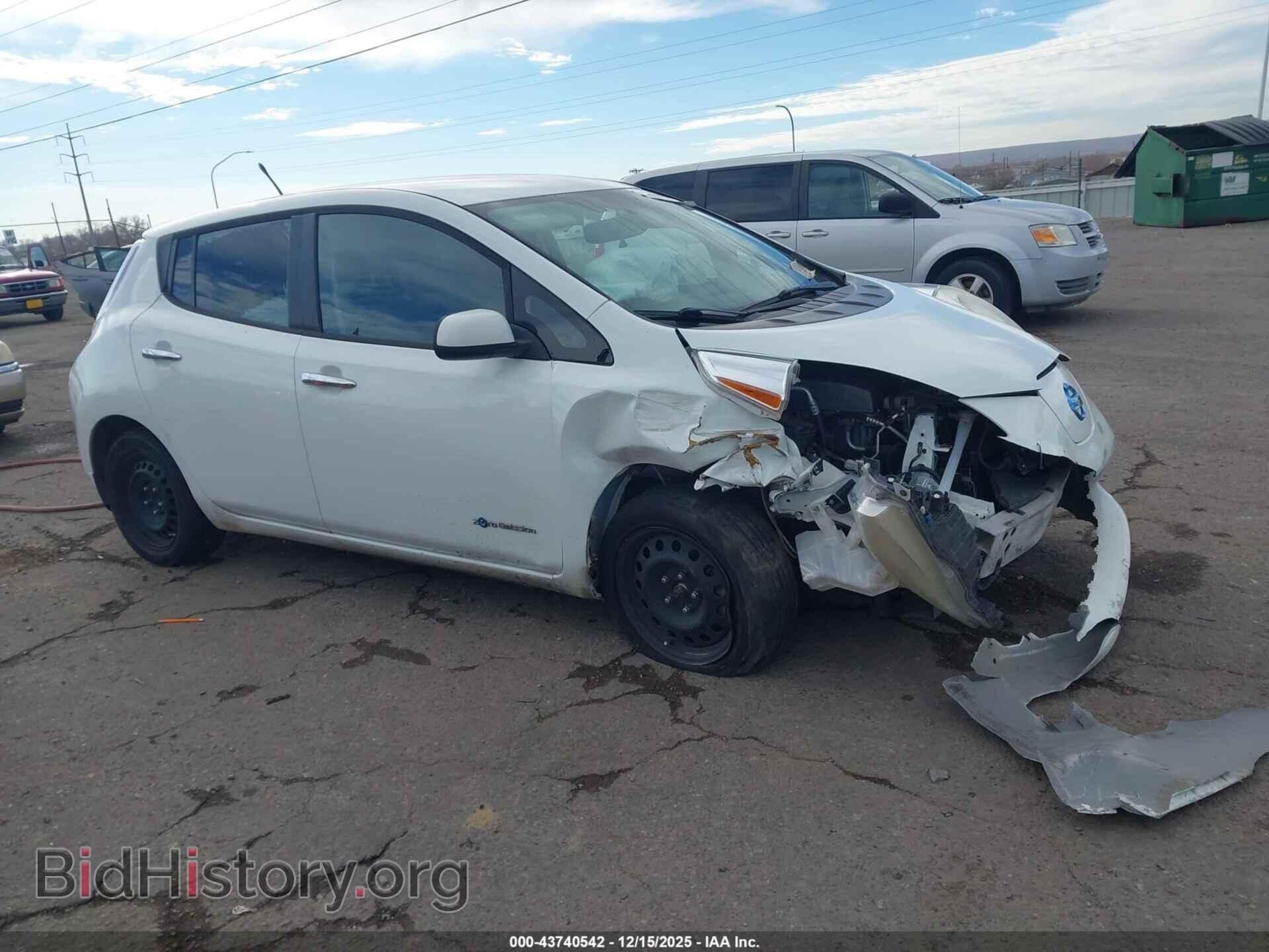 Photo 1N4AZ0CP6EC332765 - NISSAN LEAF 2014