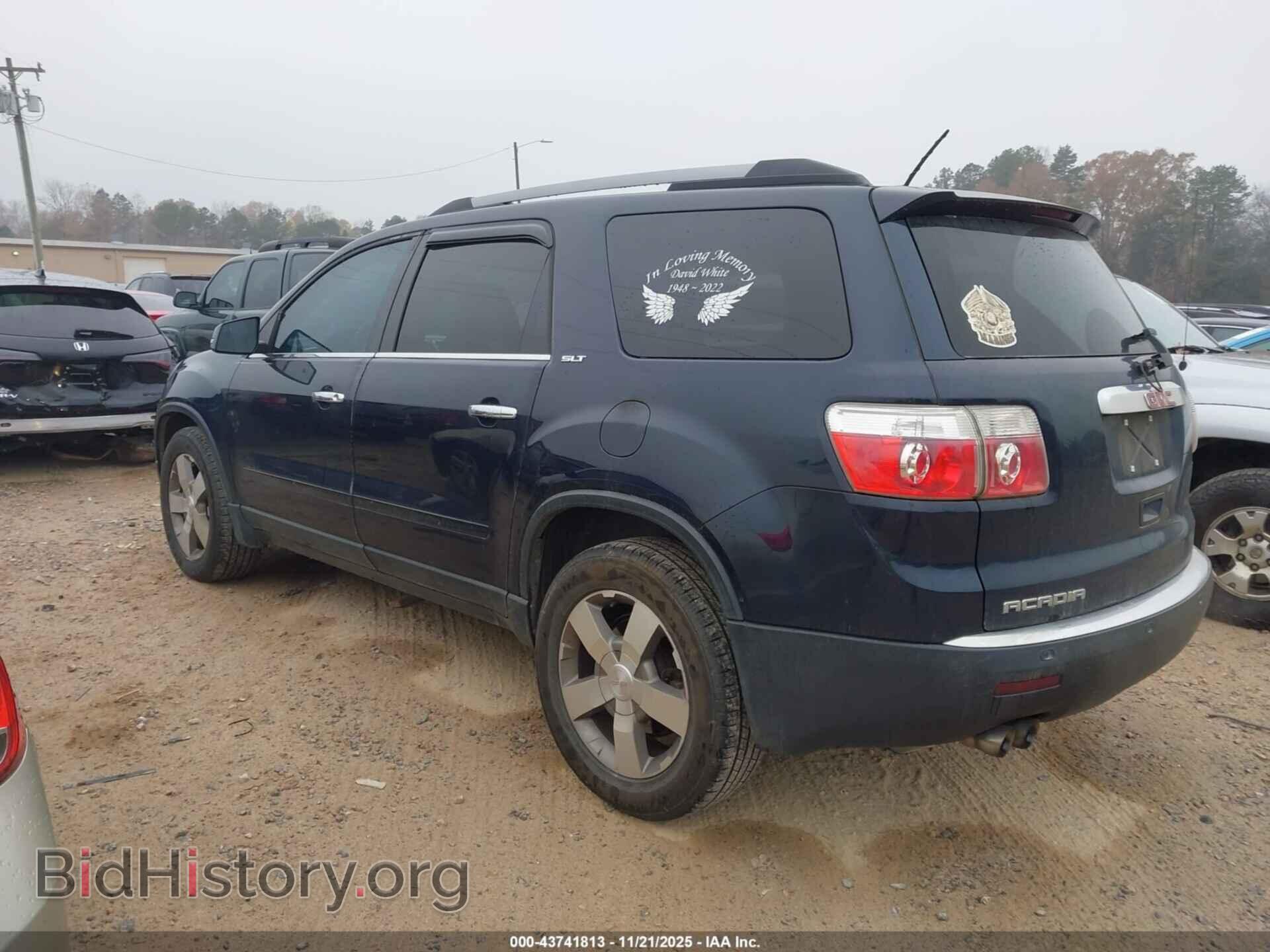 2012 GMC ACADIA - VIN: 1GKKRRED8CJ327960 - Фото 3