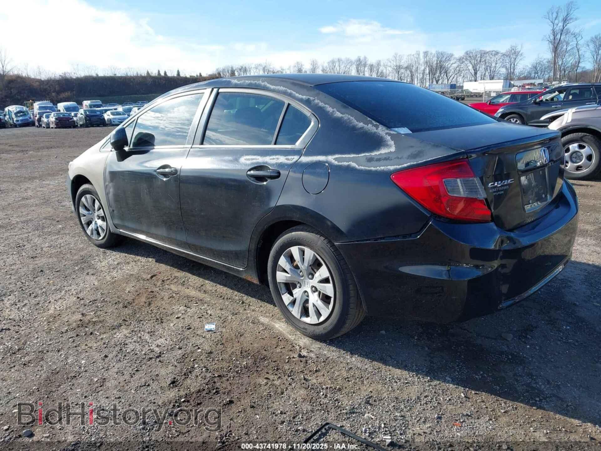 2012 HONDA CIVIC - VIN: 2HGFB2F56CH603717 - Фото 3