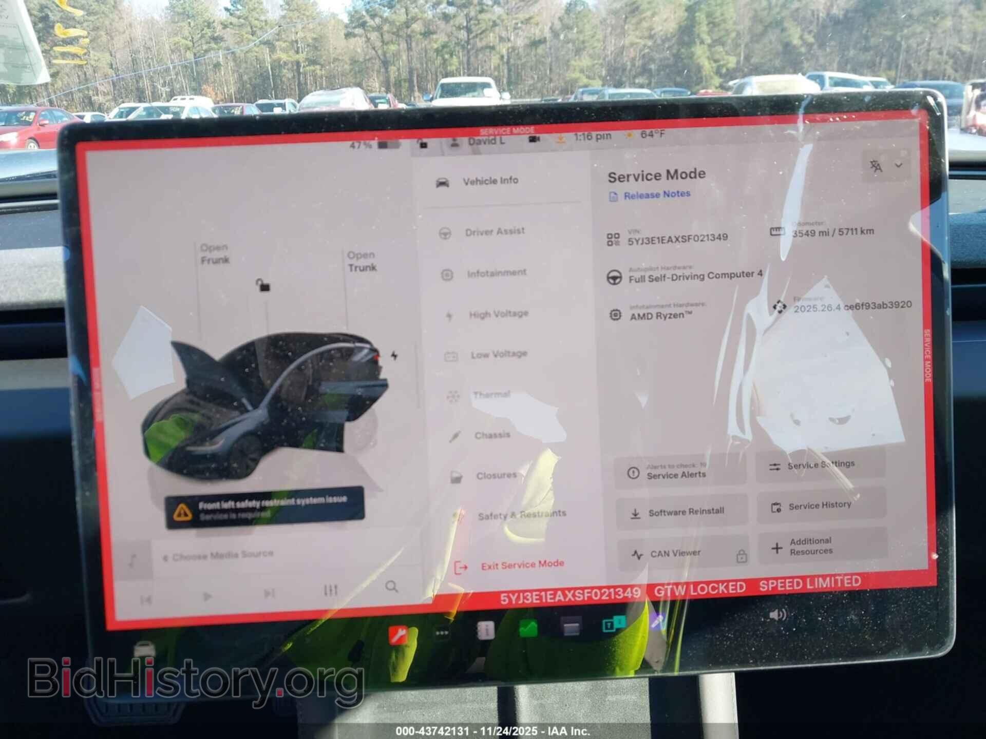 2025 TESLA MODEL 3 - VIN: 5YJ3E1EAXSF021349 - Фото 18