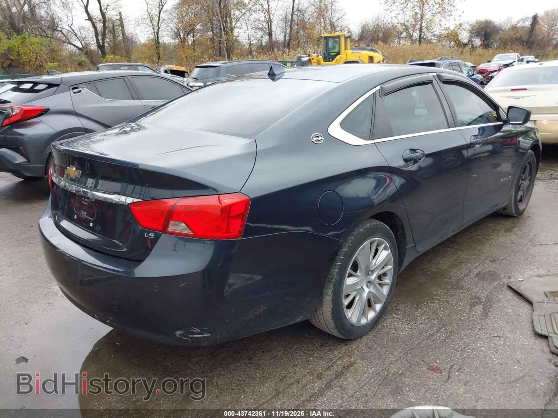 2014 CHEVROLET IMPALA - VIN: 2G11Y5SL0E9111672 - Фото 4
