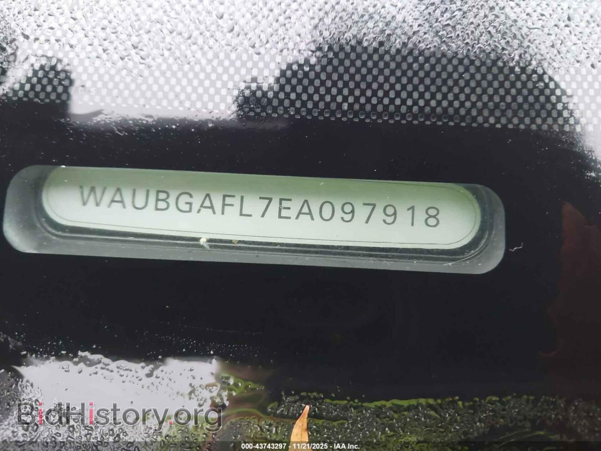 2014 AUDI S4 - VIN: WAUBGAFL7EA097918 - Фото 9