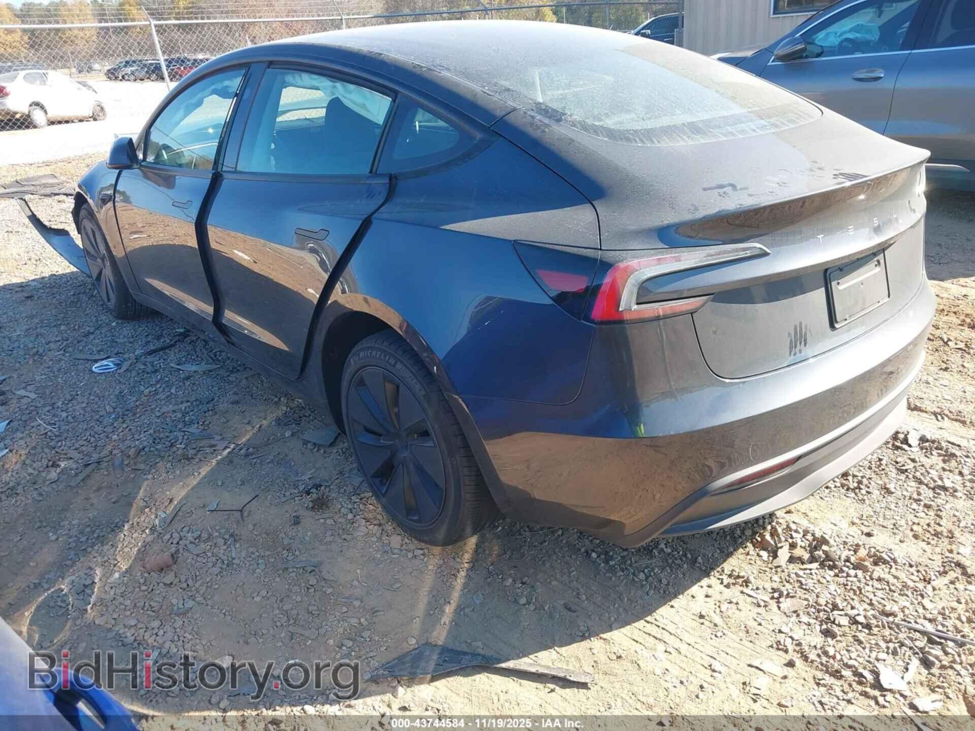 2025 TESLA MODEL 3 - VIN: 5YJ3E1EA3SF988711 - Фото 3