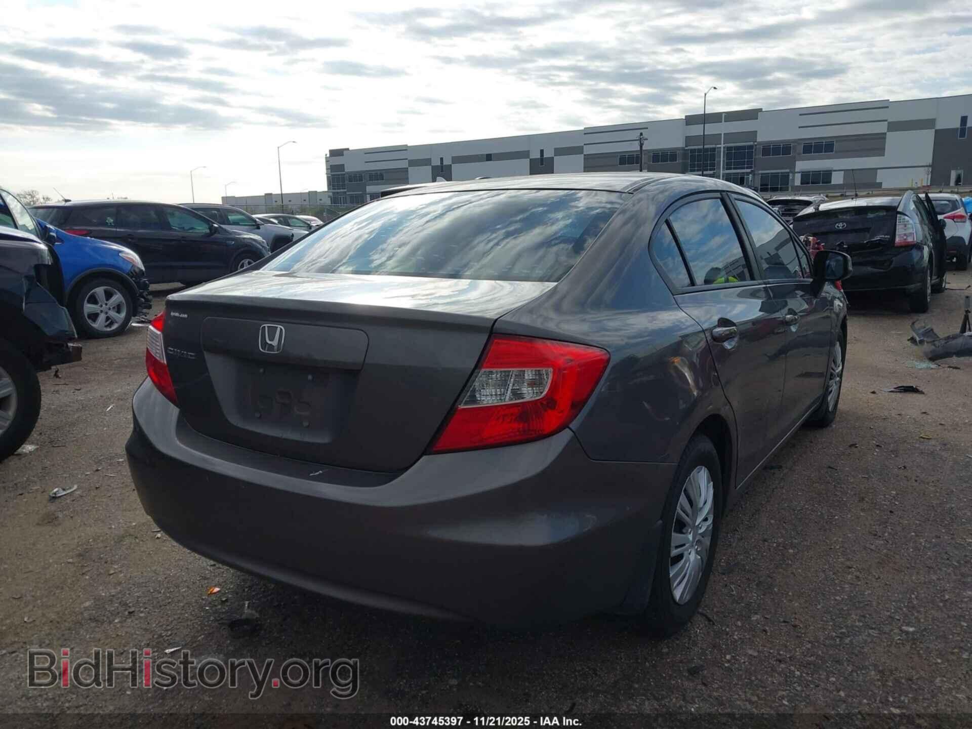 2012 HONDA CIVIC - VIN: 19XFB2F57CE056693 - Фото 4