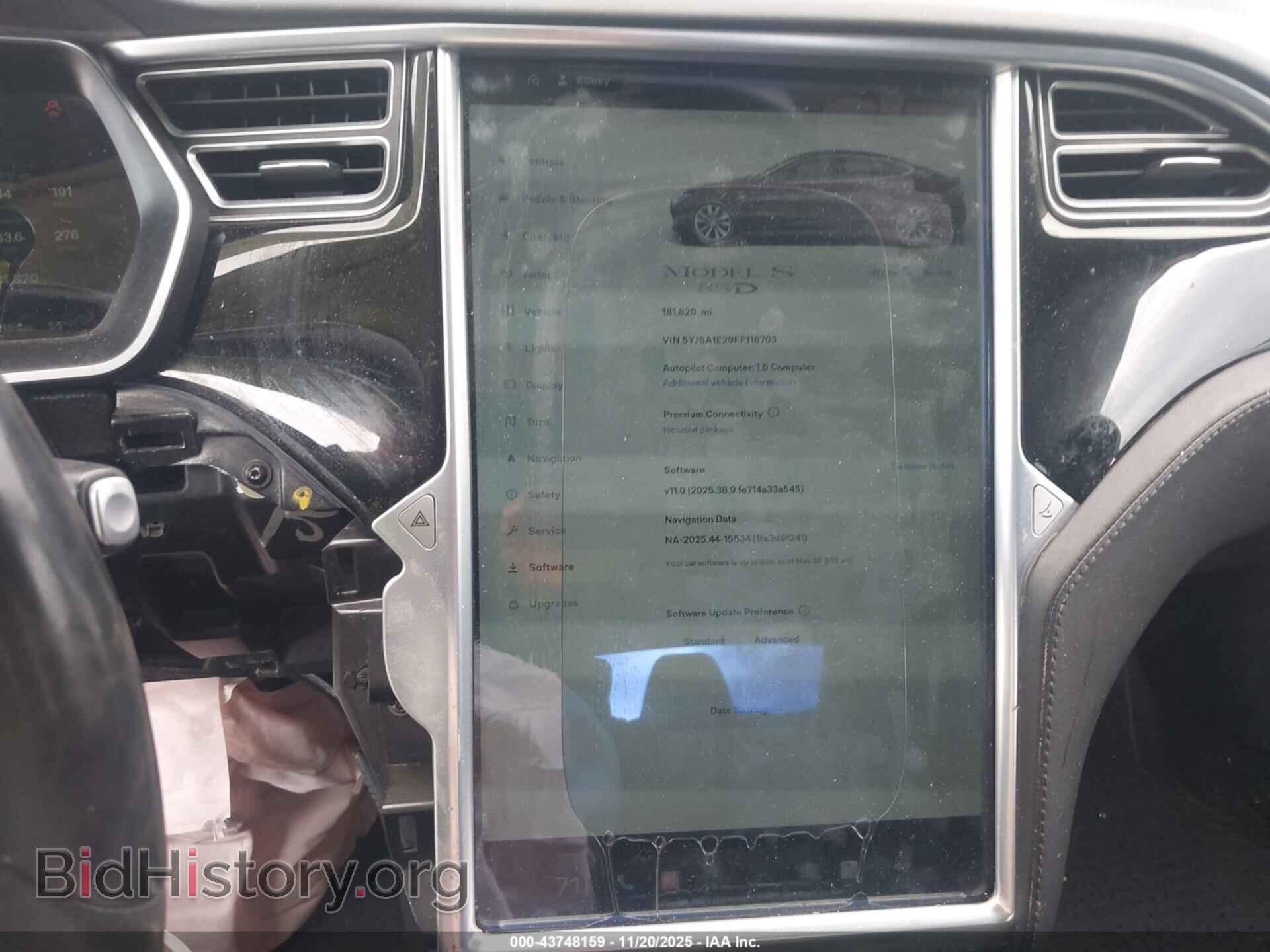 2015 TESLA MODEL S - VIN: 5YJSA1E29FF116703 - Photo 19