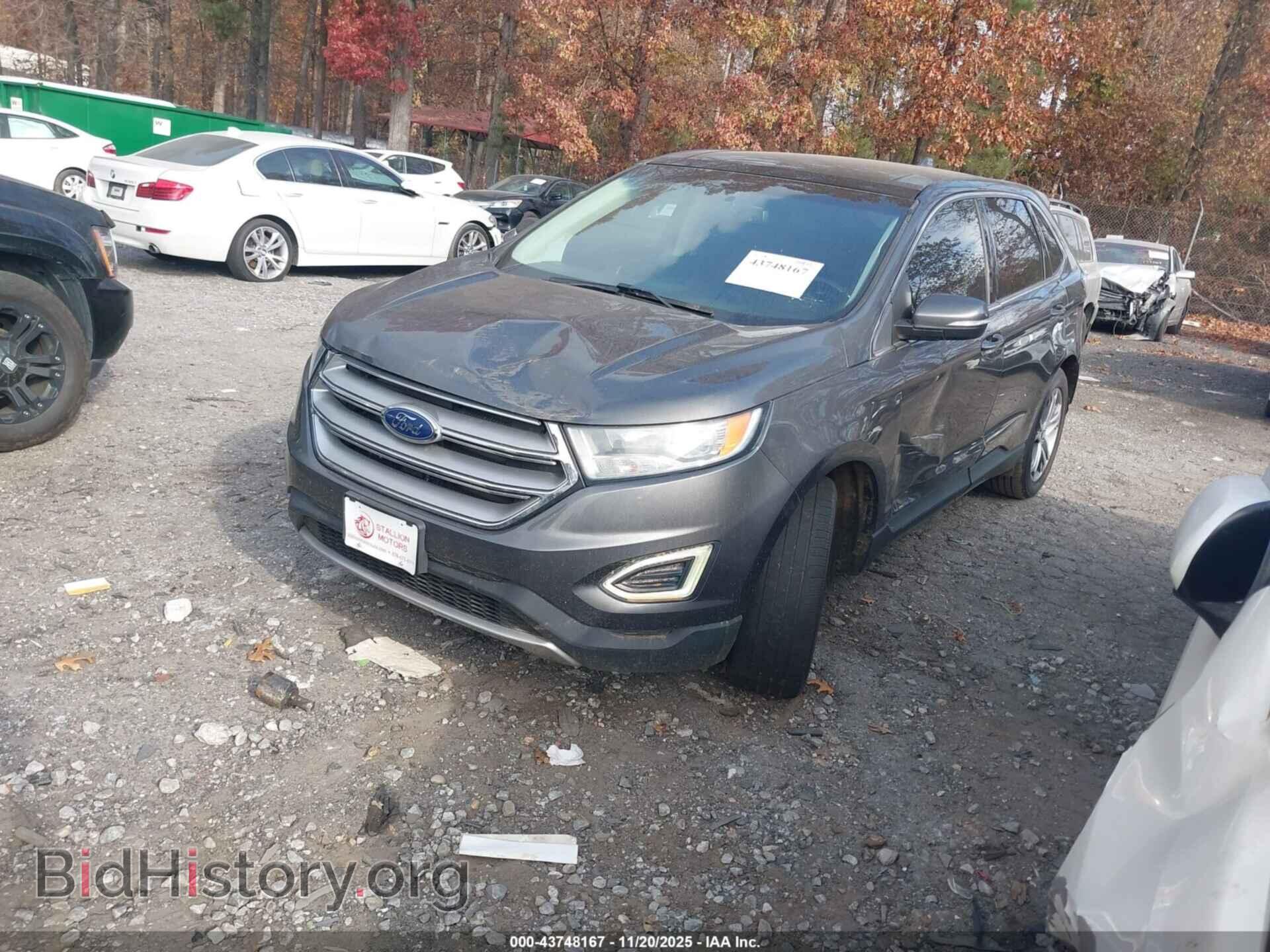 2015 FORD EDGE - VIN: 2FMTK3K91FBB21806 - Фото 2