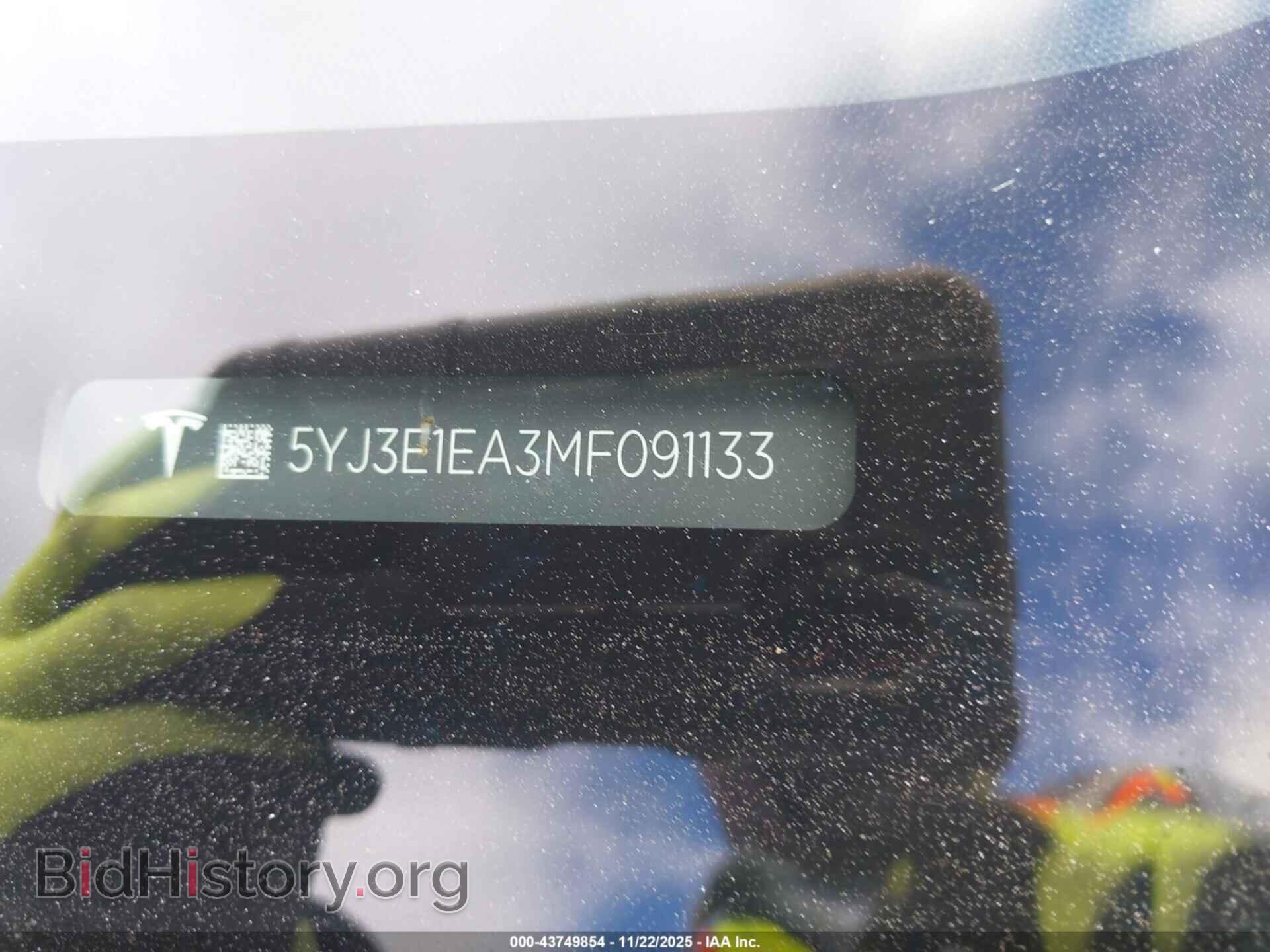 2021 TESLA MODEL 3 - VIN: 5YJ3E1EA3MF091133 - Photo 9