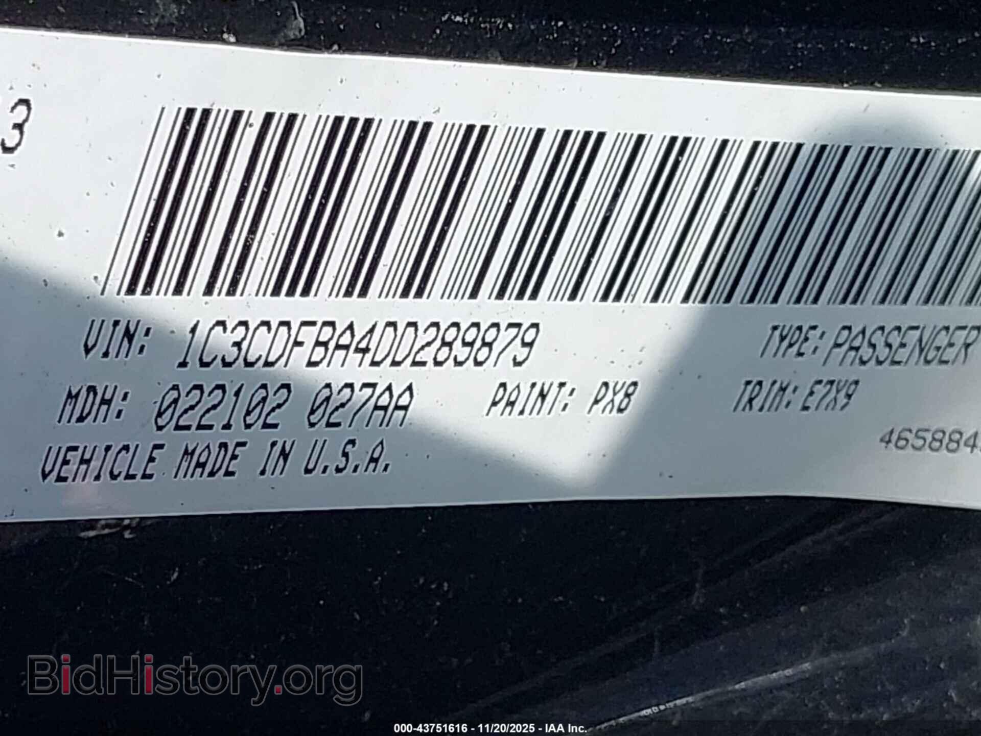 2013 DODGE DART - VIN: 1C3CDFBA4DD289879 - Фото 9