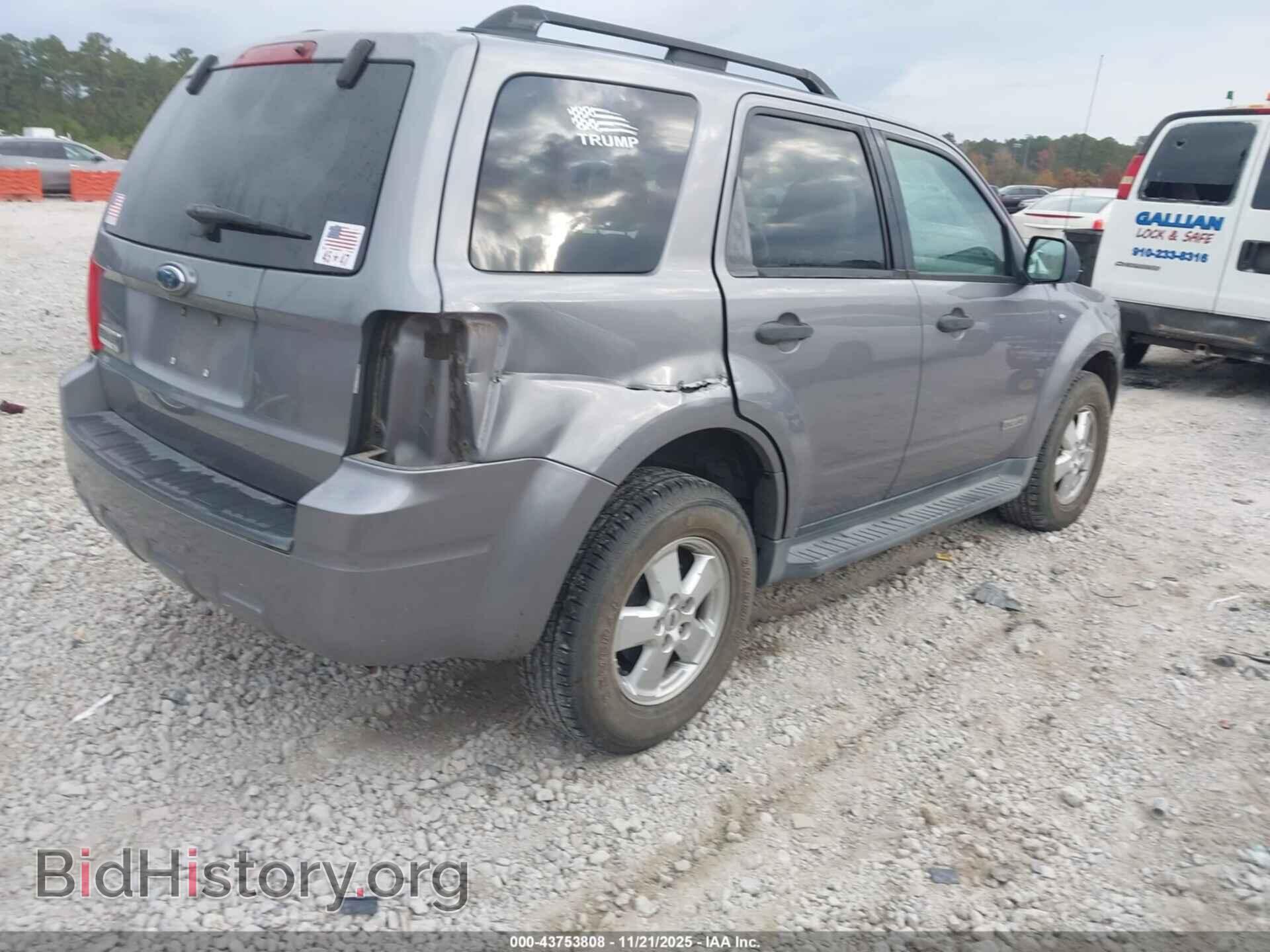 2008 FORD ESCAPE - VIN: 1FMCU03108KC24175 - Фото 4