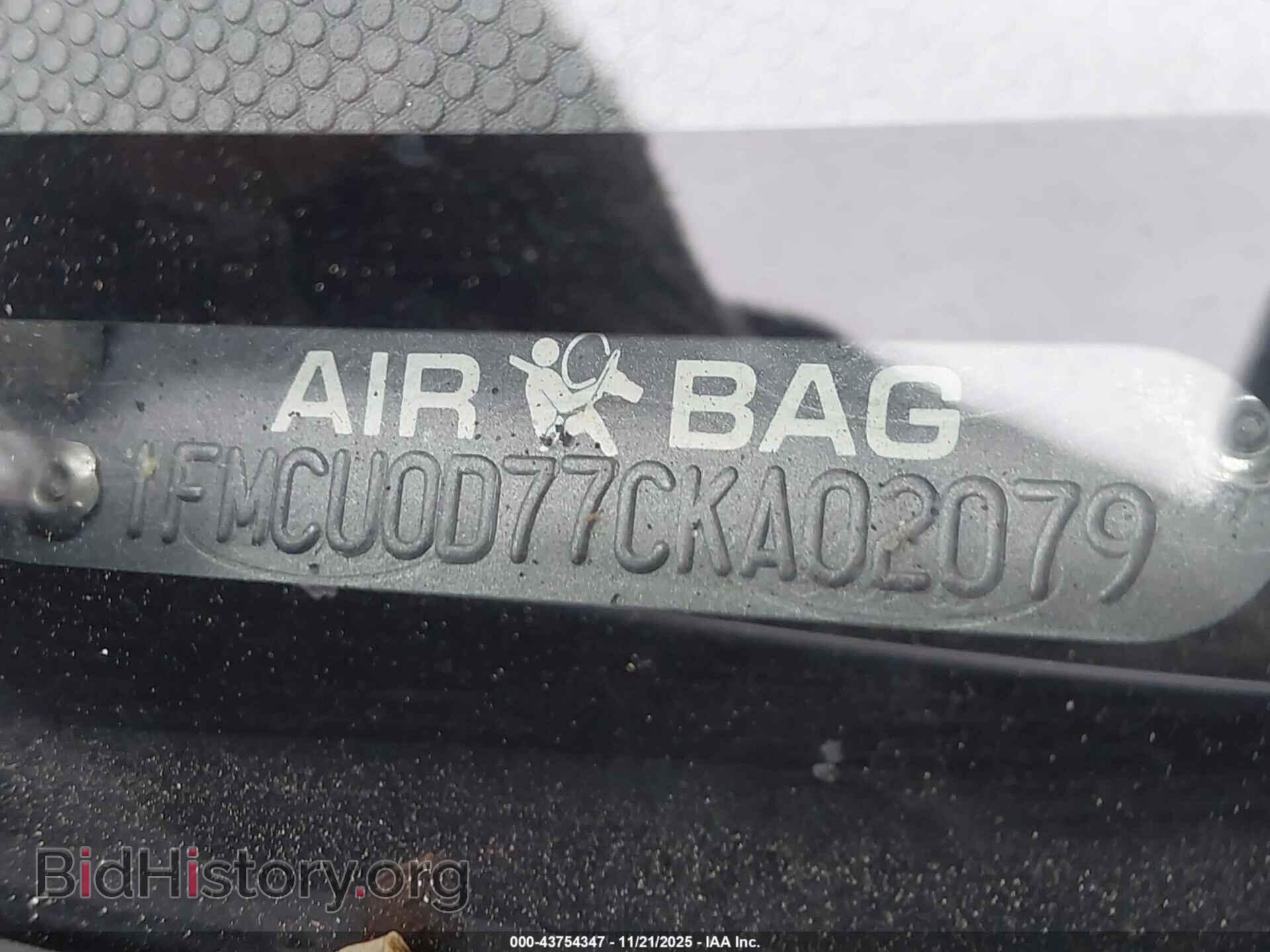 2012 FORD ESCAPE - VIN: 1FMCU0D77CKA02079 - Фото 9