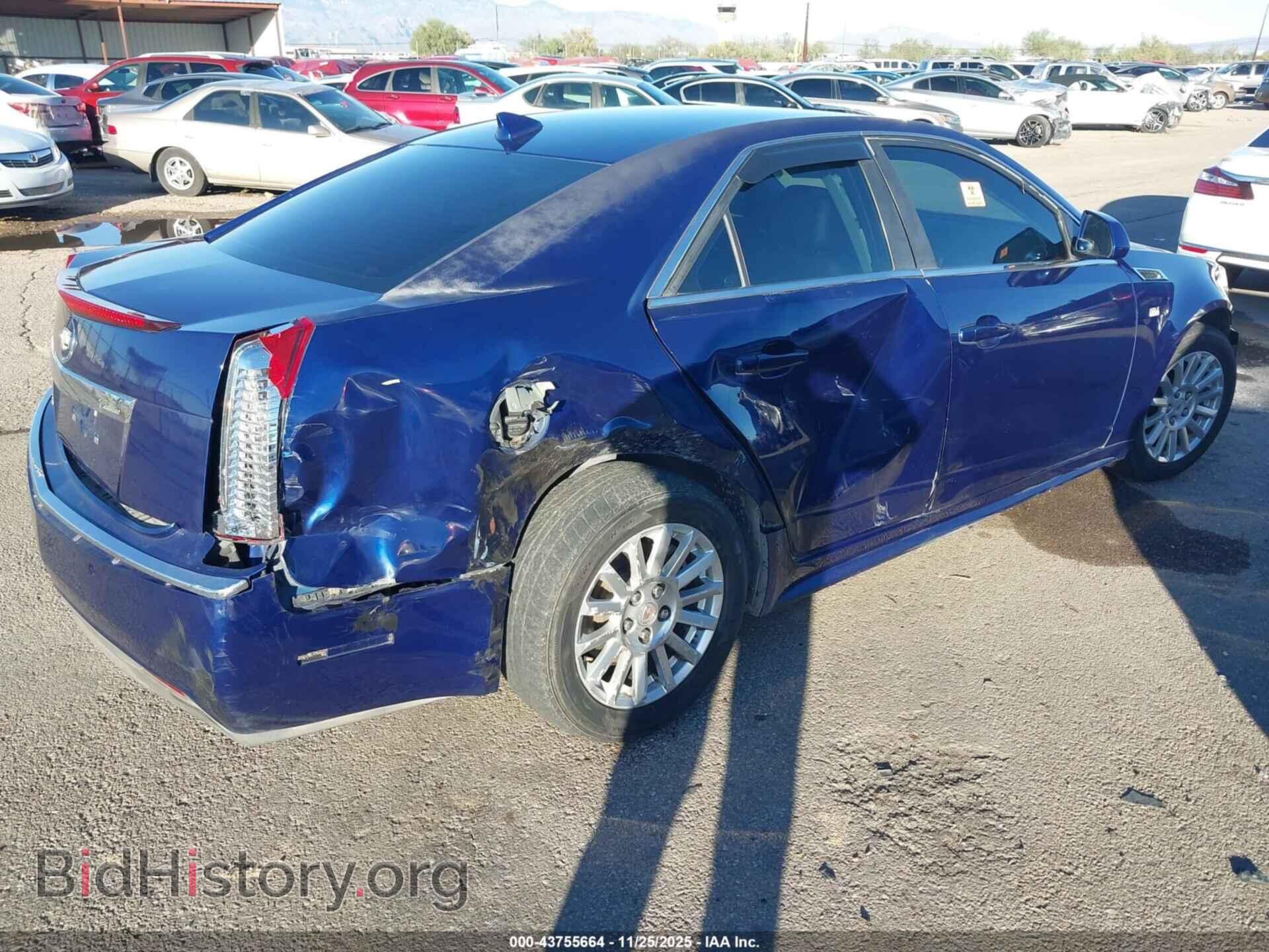 2012 CADILLAC CTS - VIN: 1G6DC5E50C0143189 - Фото 4