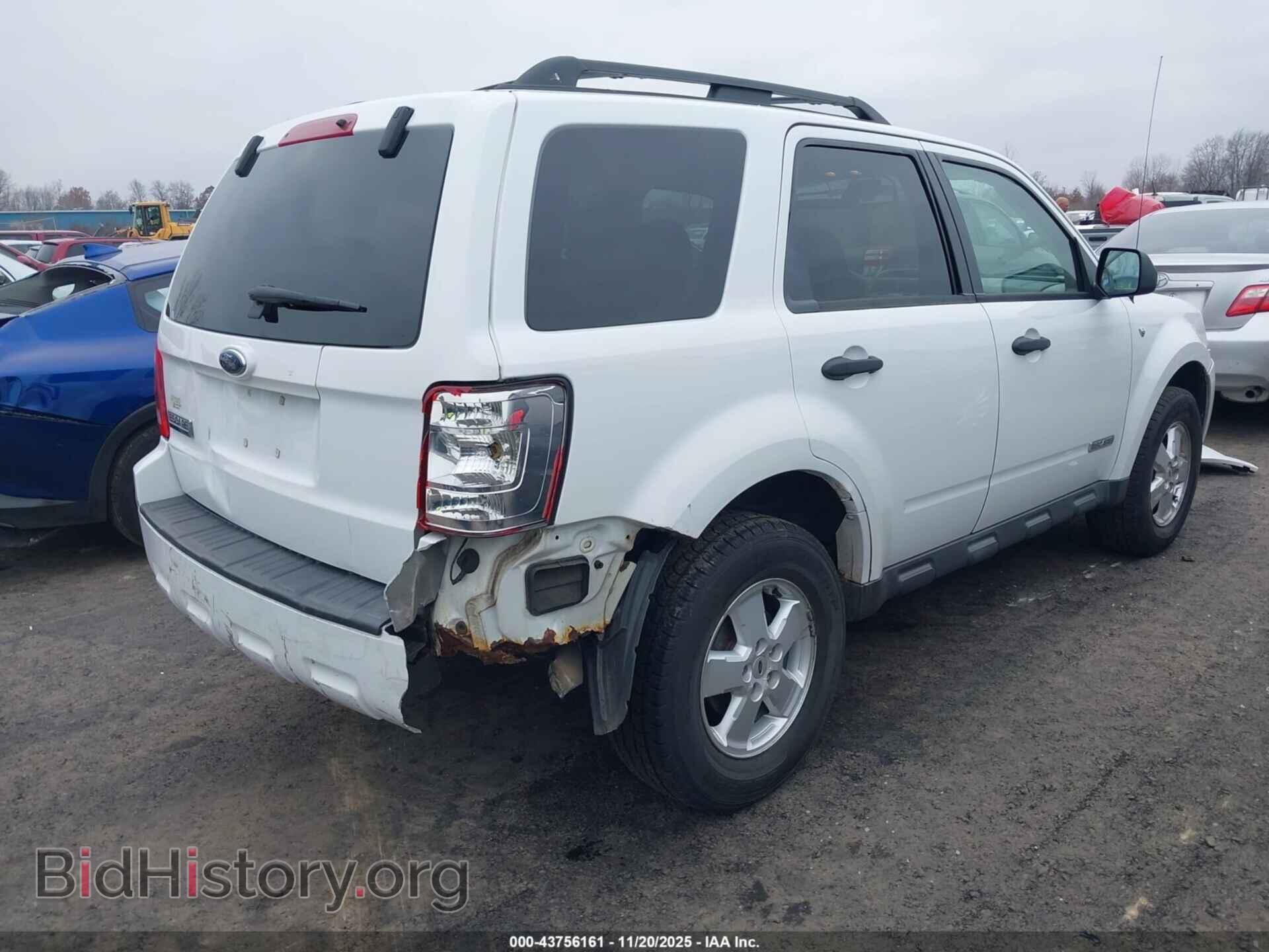 2008 FORD ESCAPE - VIN: 1FMCU03108KB47937 - Фото 4