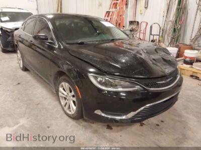 2016 Chrysler 200 Limited, black — VIN 1C3CCCAB6GN108498, IAAI