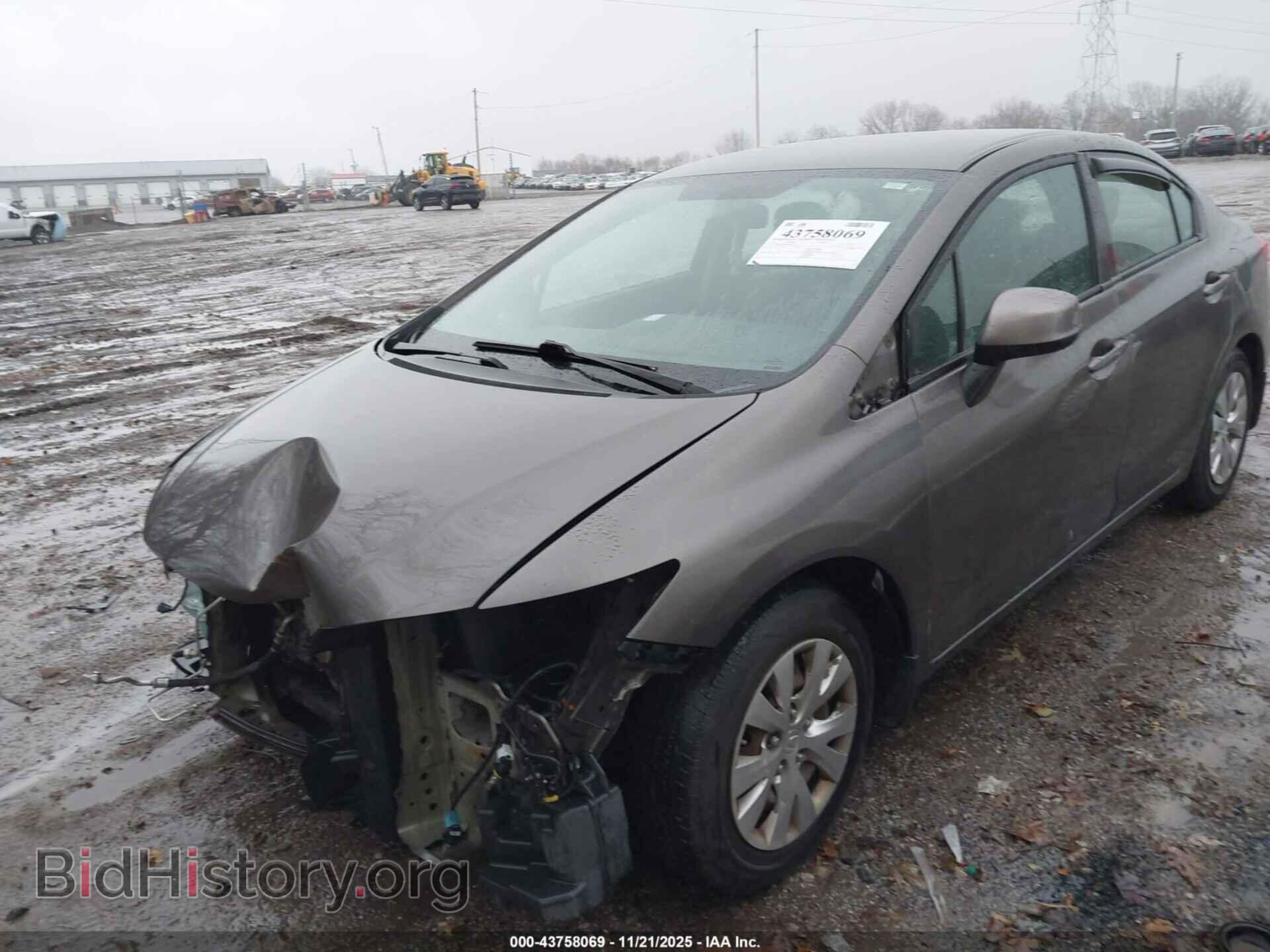 2012 HONDA CIVIC - VIN: 19XFB2F59CE005115 - Фото 2