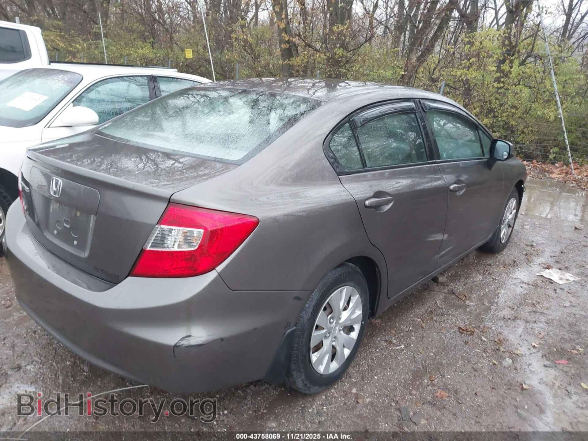 2012 HONDA CIVIC - VIN: 19XFB2F59CE005115 - Фото 4