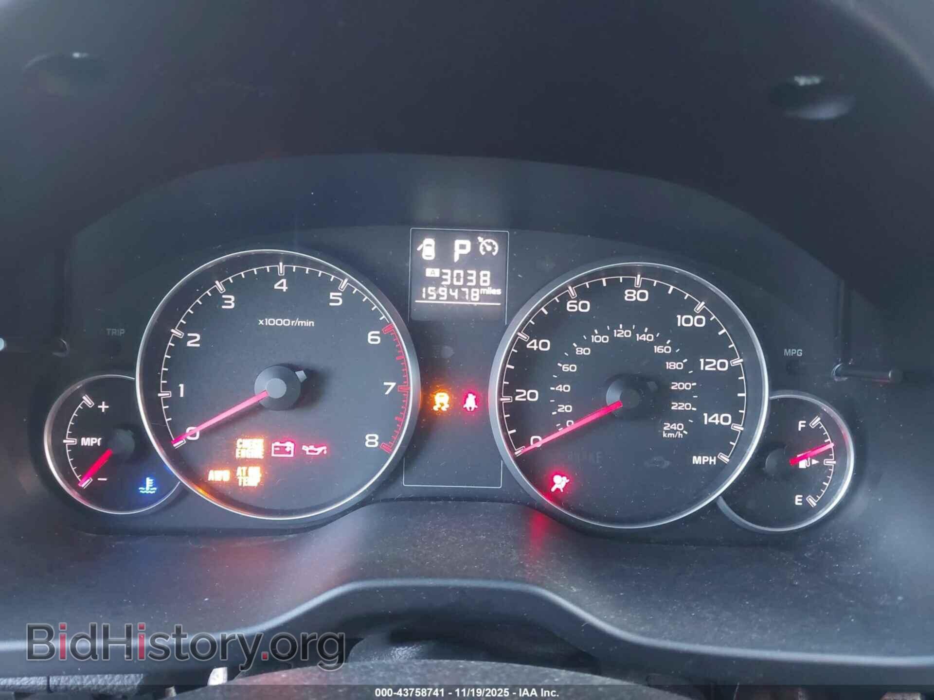 2014 SUBARU OUTBACK - VIN: 4S4BRBAC7E3306729 - Фото 7
