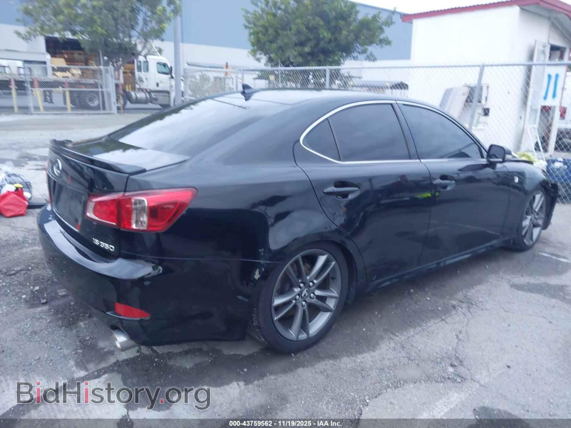 2012 LEXUS IS 350 - VIN: JTHBE5C23C5030622 - Фото 4
