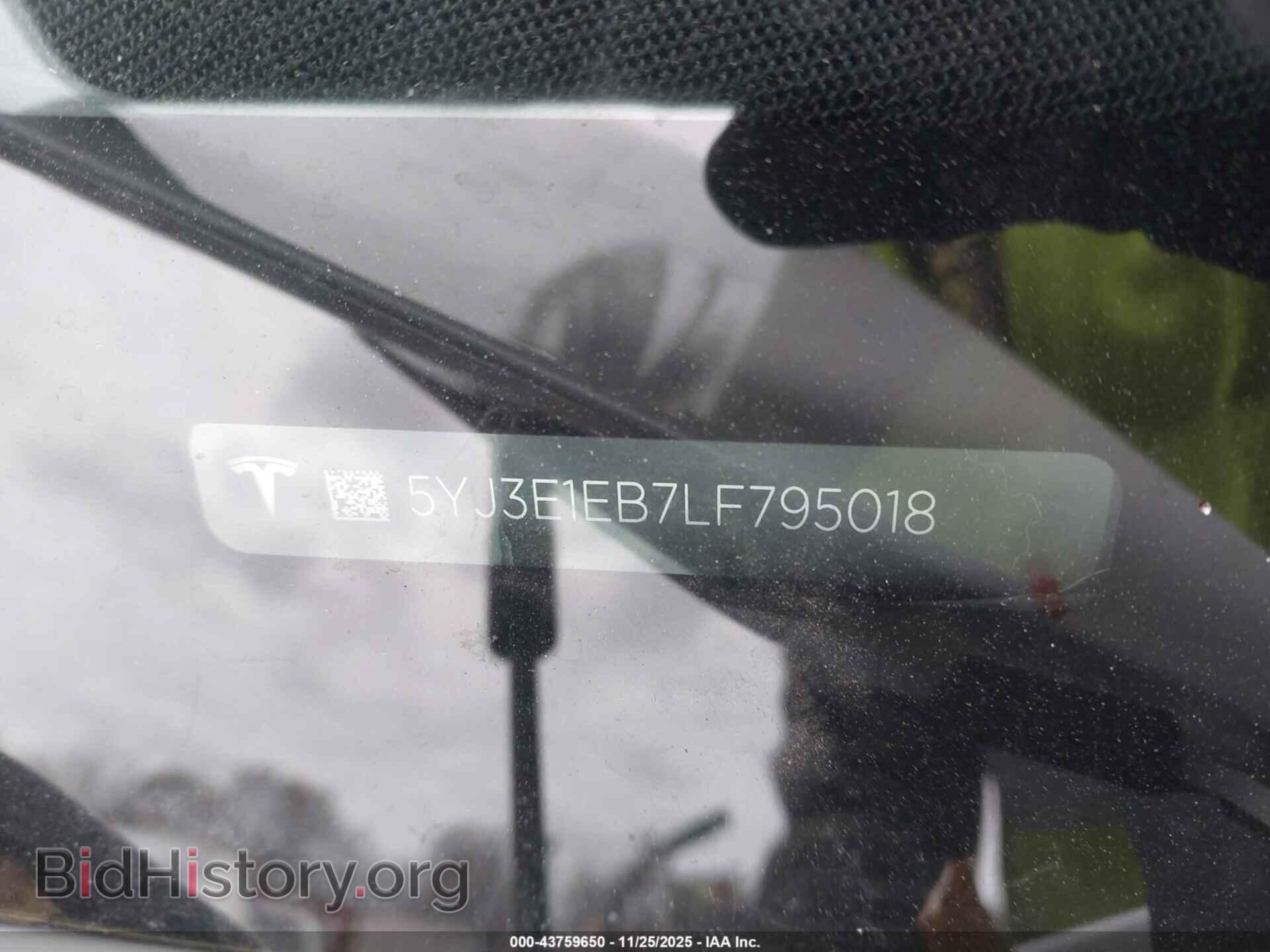 2020 TESLA MODEL 3 - VIN: 5YJ3E1EB7LF795018 - Фото 9
