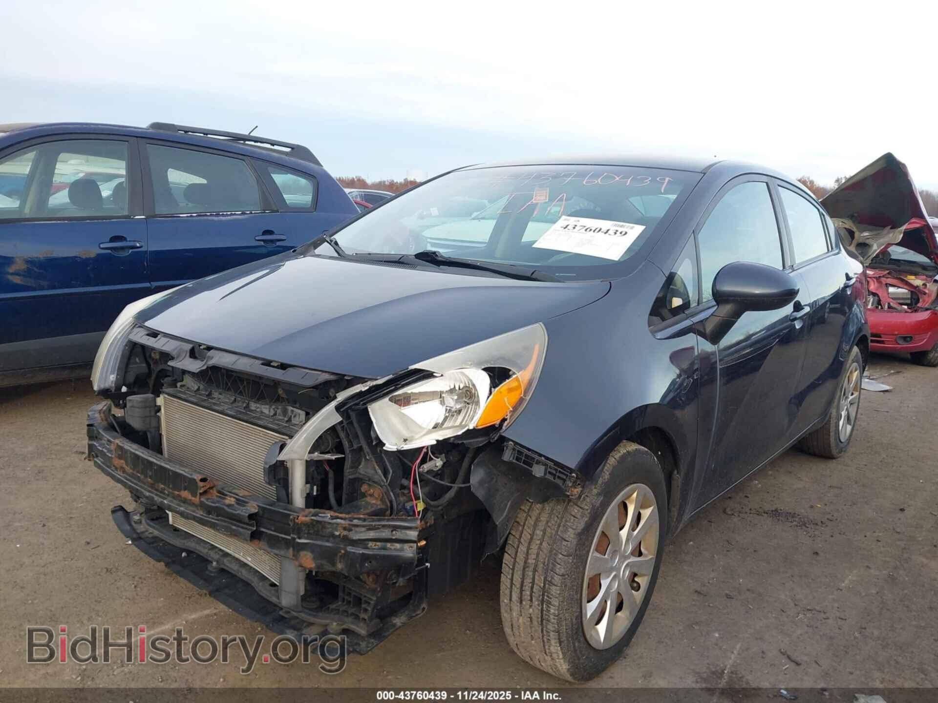 2013 KIA RIO - VIN: KNADN4A31D6160598 - Фото 2