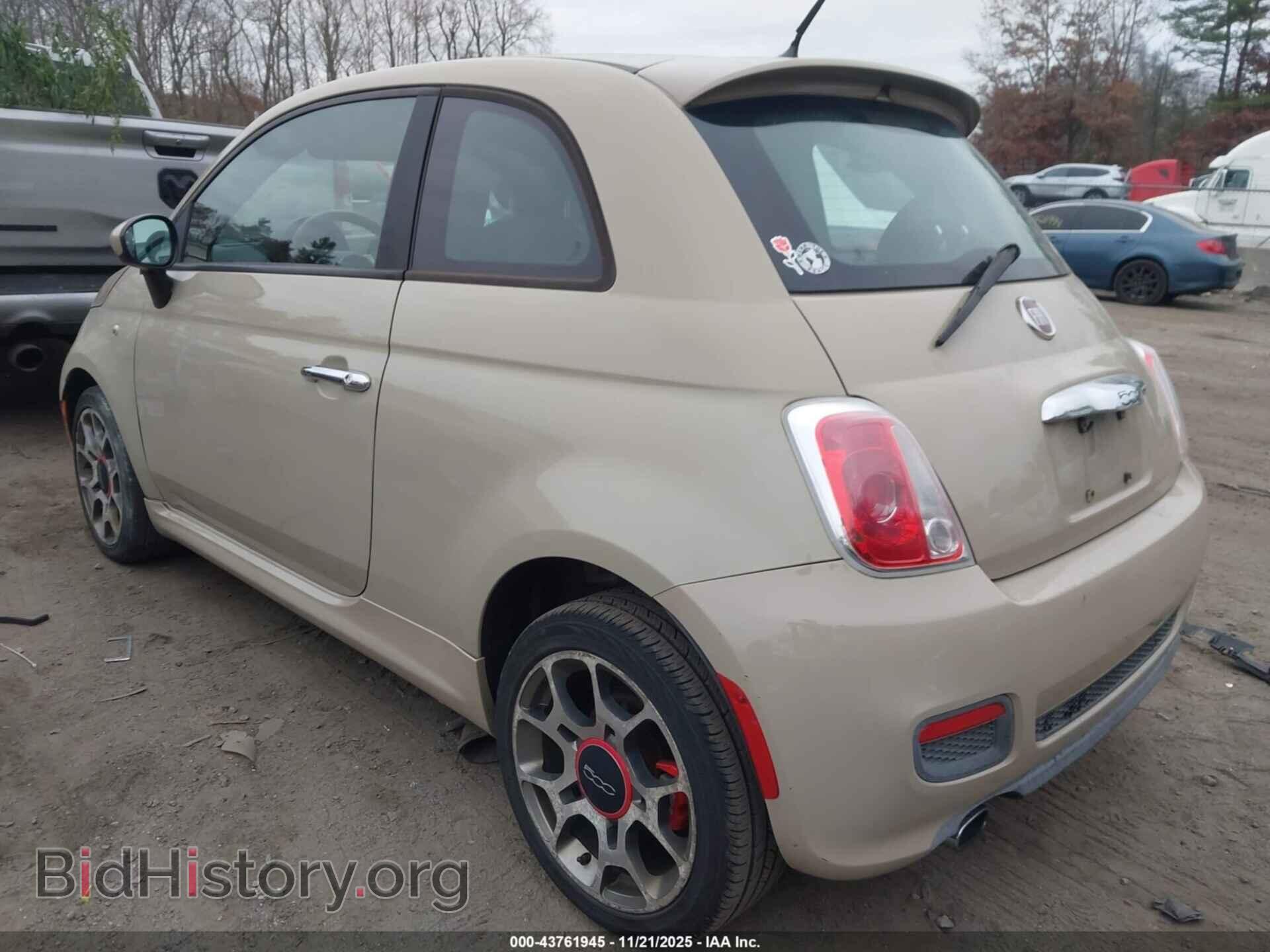 2012 FIAT 500 - VIN: 3C3CFFBR1CT194799 - Фото 3